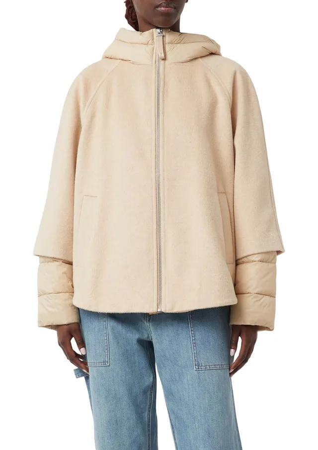 comma-cape-jacke-wollmix-jacke-gr-l-mit-kapuze image 1