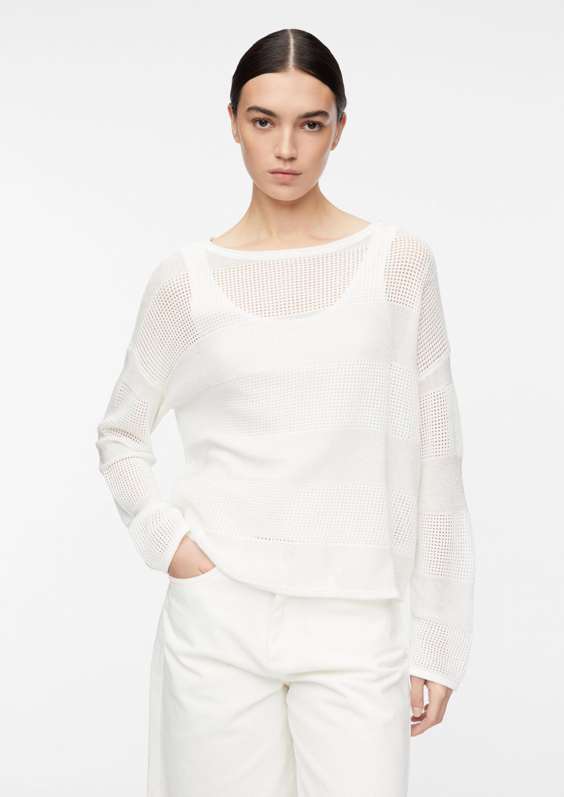 comma-knitwear-strickpullover-ajour-pailletten-34 image 6