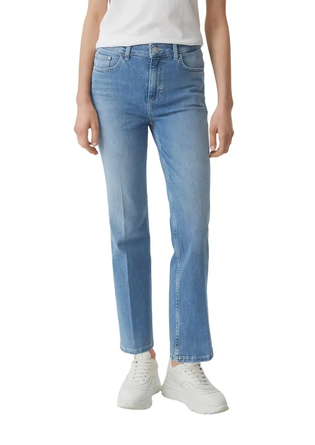 comma-cropped-jeans-flared-leg-blau-gr-e-34 image 1