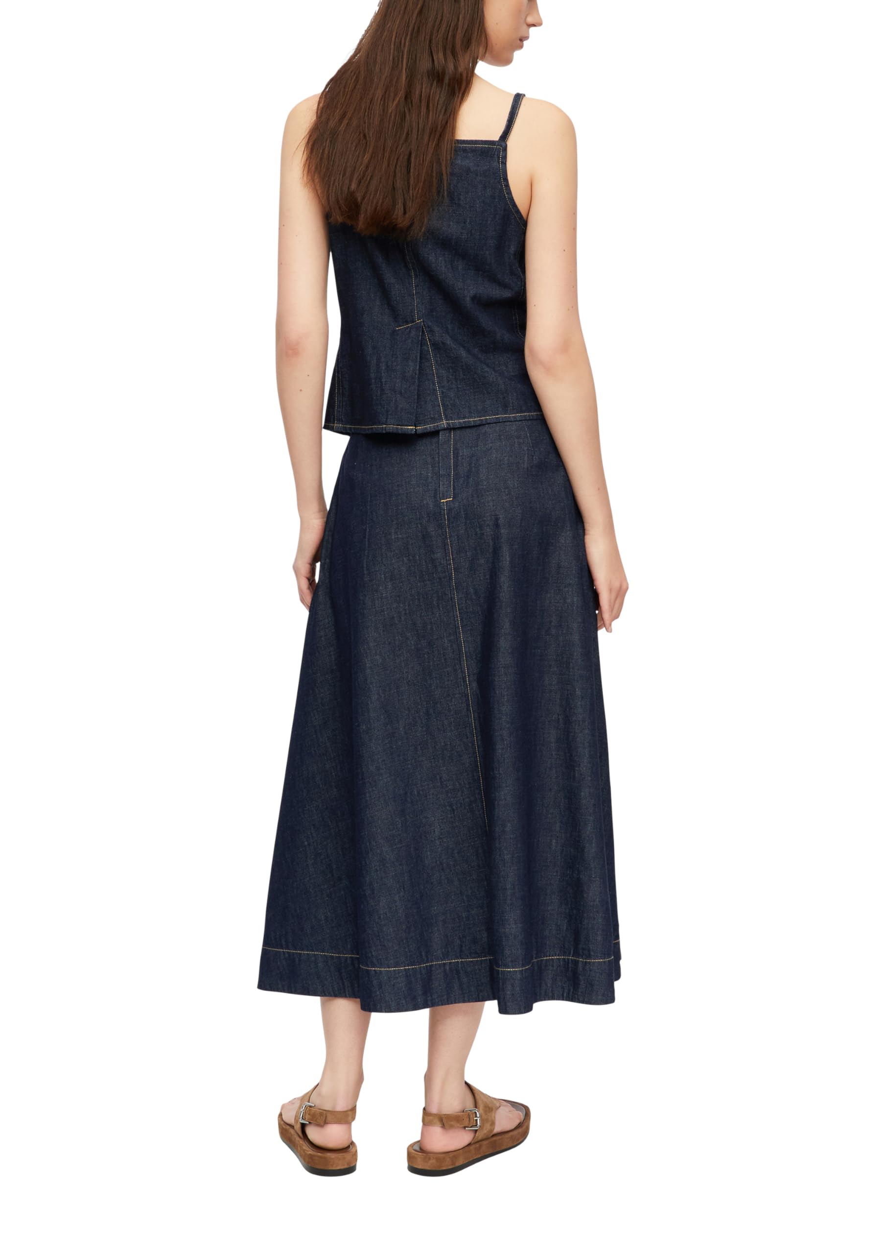 comma-skirts-damen-jeansrock-a-linie-midi-gr-e-34 image 2