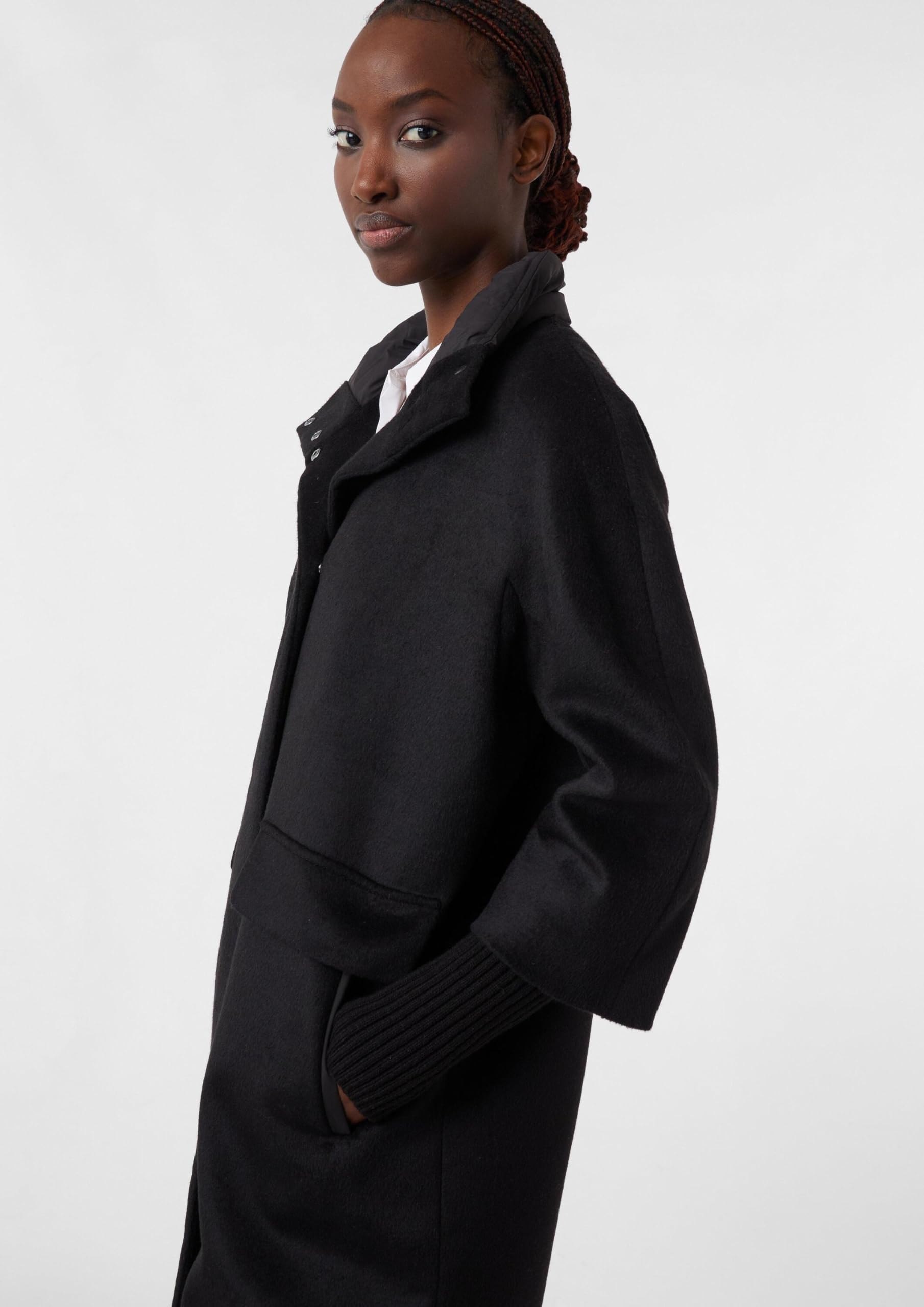 comma-coats-outdoor-mantel-stehkragen-damen-schwarz image 6