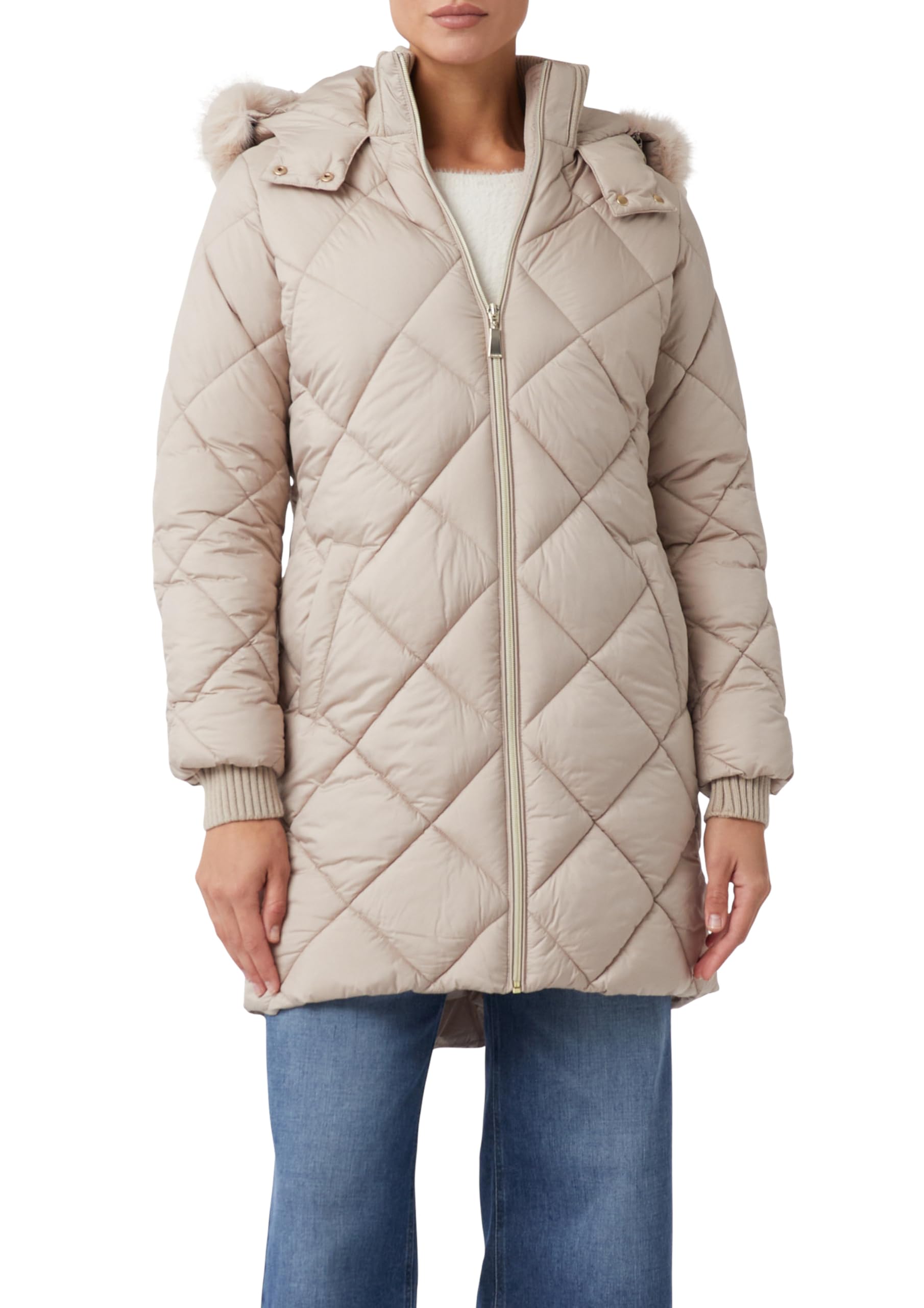 comma-2171194-parka-jacke-gr-e-44-mit-rautensteppung image 1