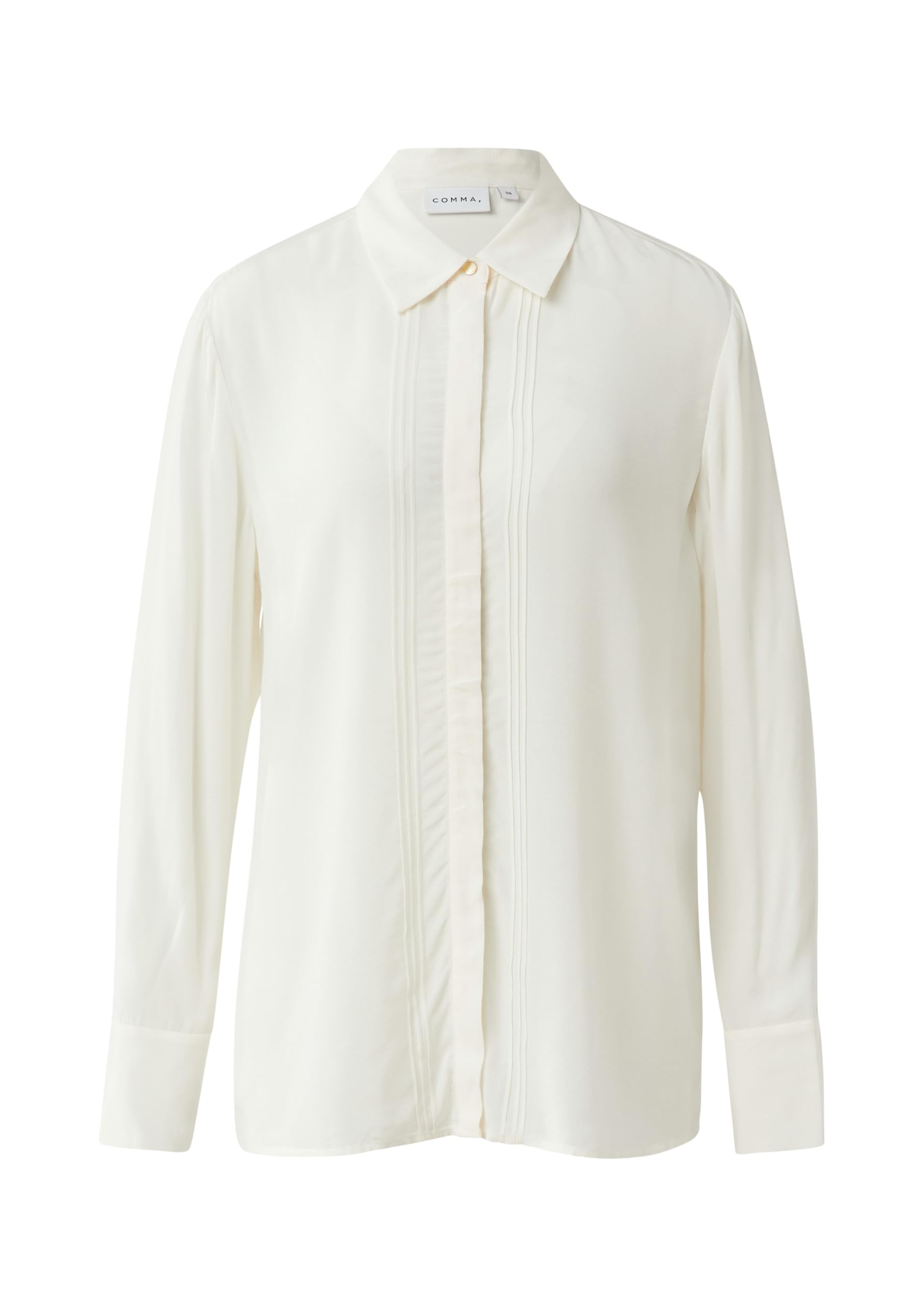 comma-blouses-hemdbluse-wei-gr-e-38-biesen image 4