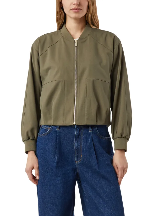comma-indoor-jacke-bomberjacke-oliv-42-boxy image 1