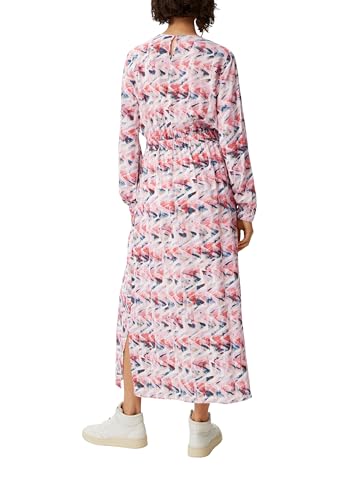 comma-dresses-maxi-kleid-viskose-pfirsich-gr-38 image 8