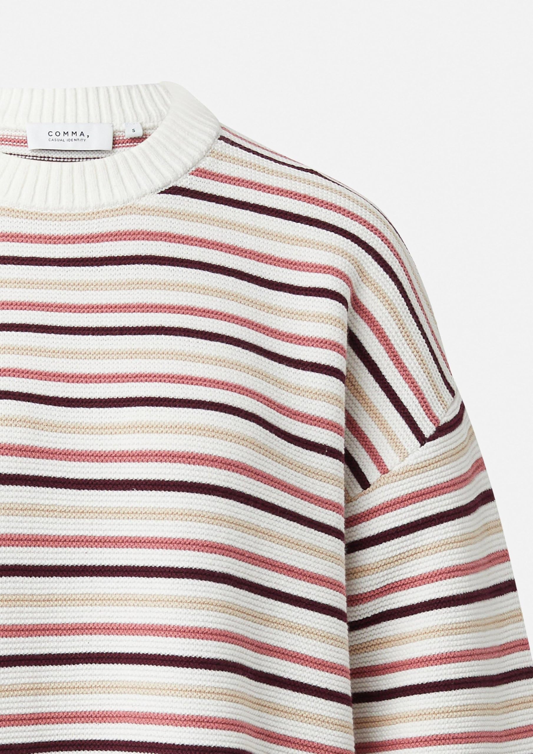 comma-knitwear-gestreifter-strickpullover-xs-relaxed-fit image 7