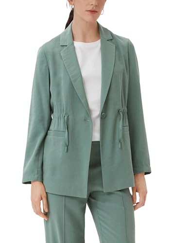 comma-viskosetwill-blazer-salbeigr-n-gr-42-damenblazer image 7