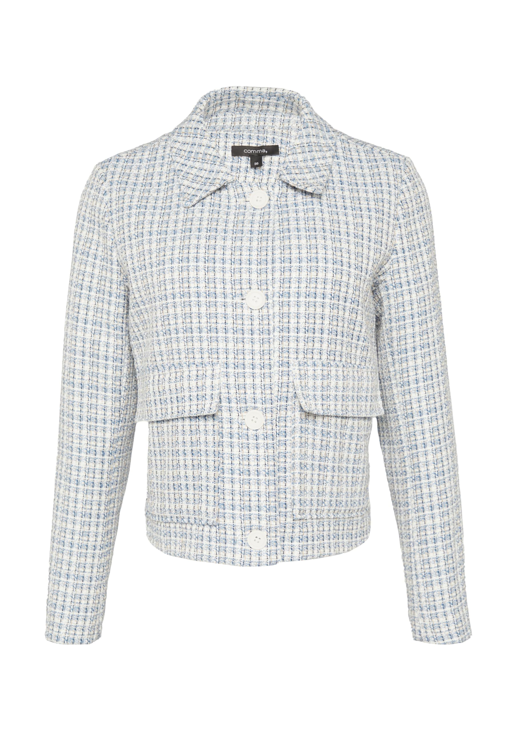 comma-kurze-tweed-jacke-mit-taschen-jacke-tweed image 3