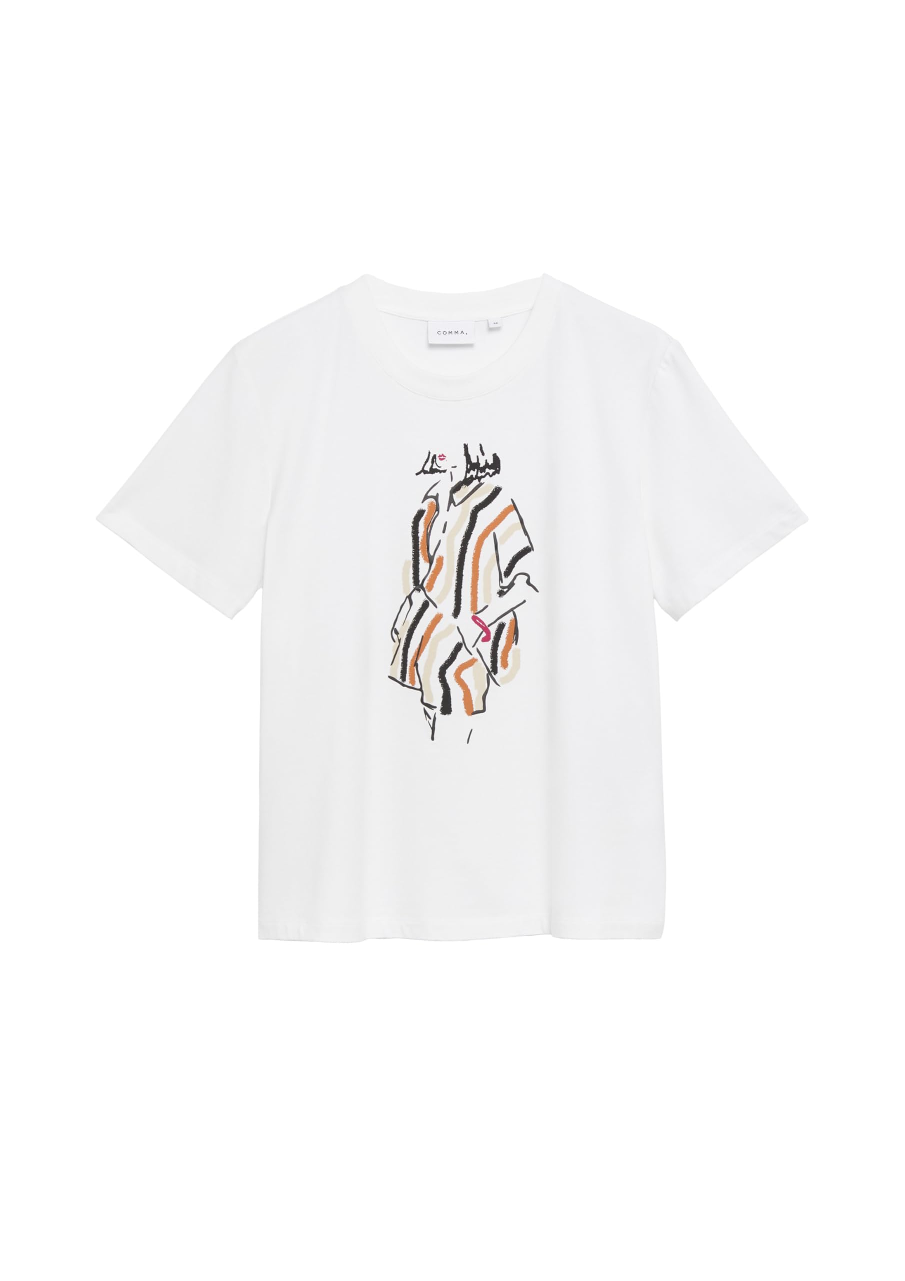 comma-tops-jersey-t-shirt-wei-gr-44-print image 4