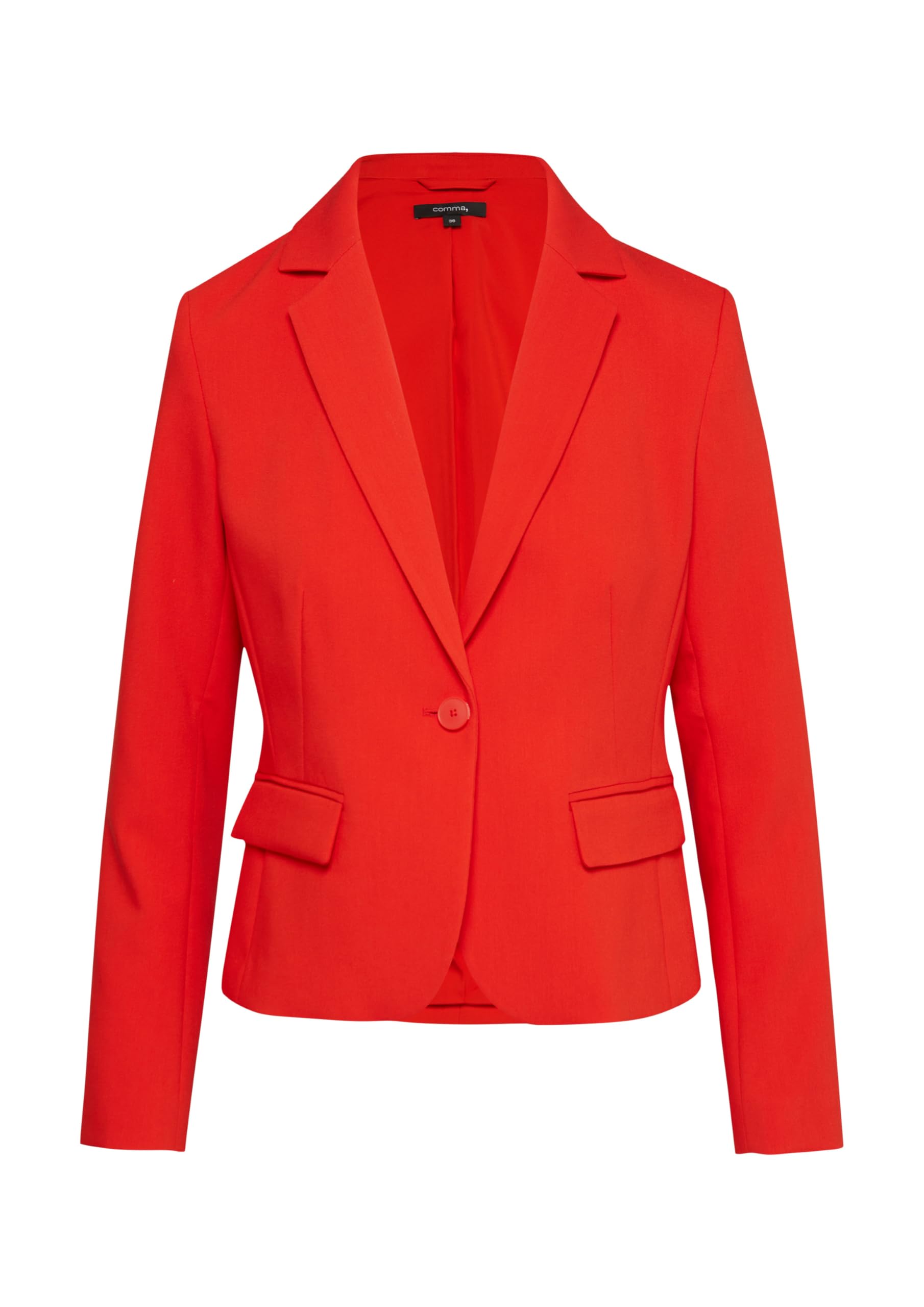 comma-taillierter-blazer-mit-pattentaschen-blazer-gr-36 image 3