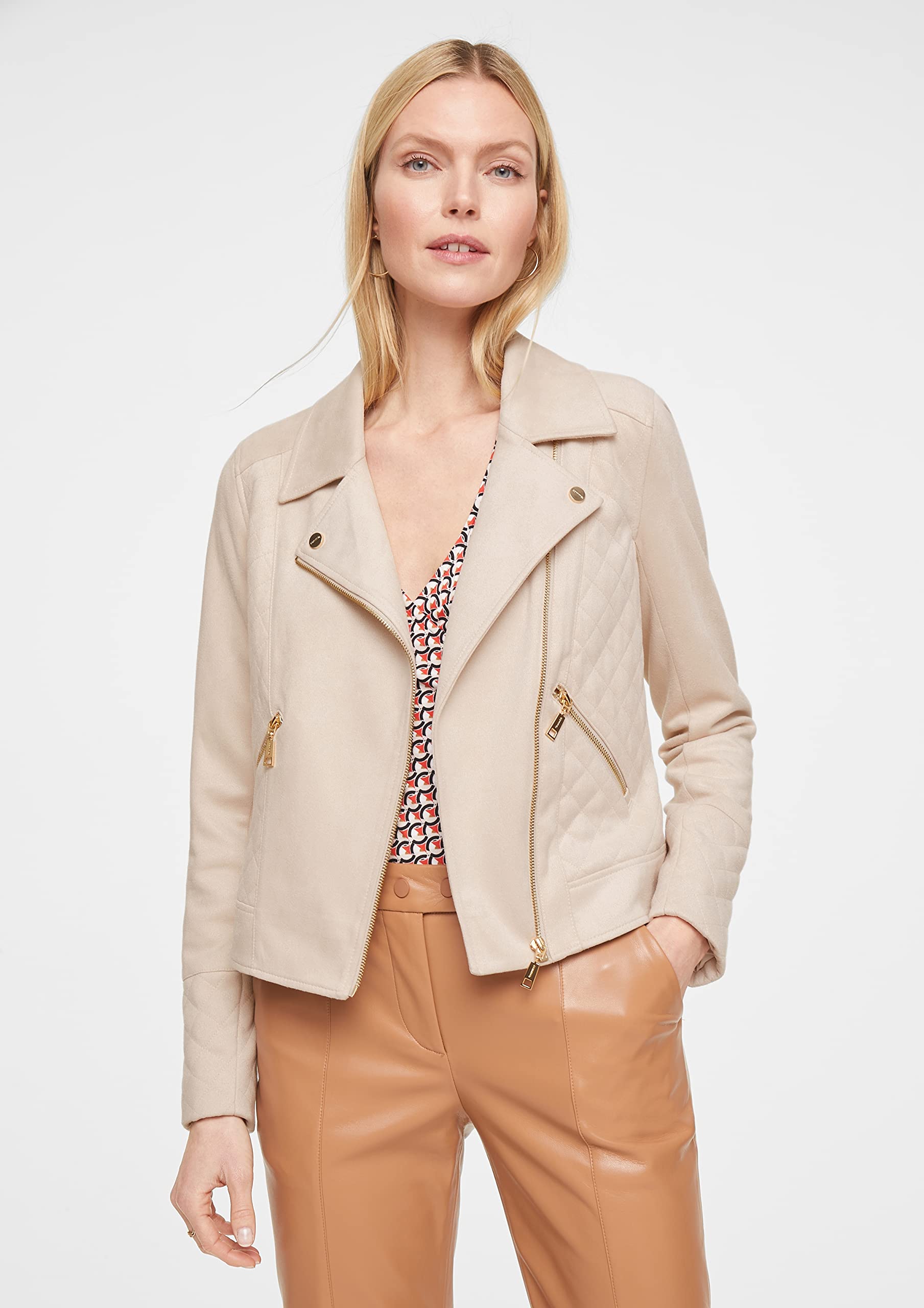 comma-jackets-damen-jacke-veloursleder-sand image 4