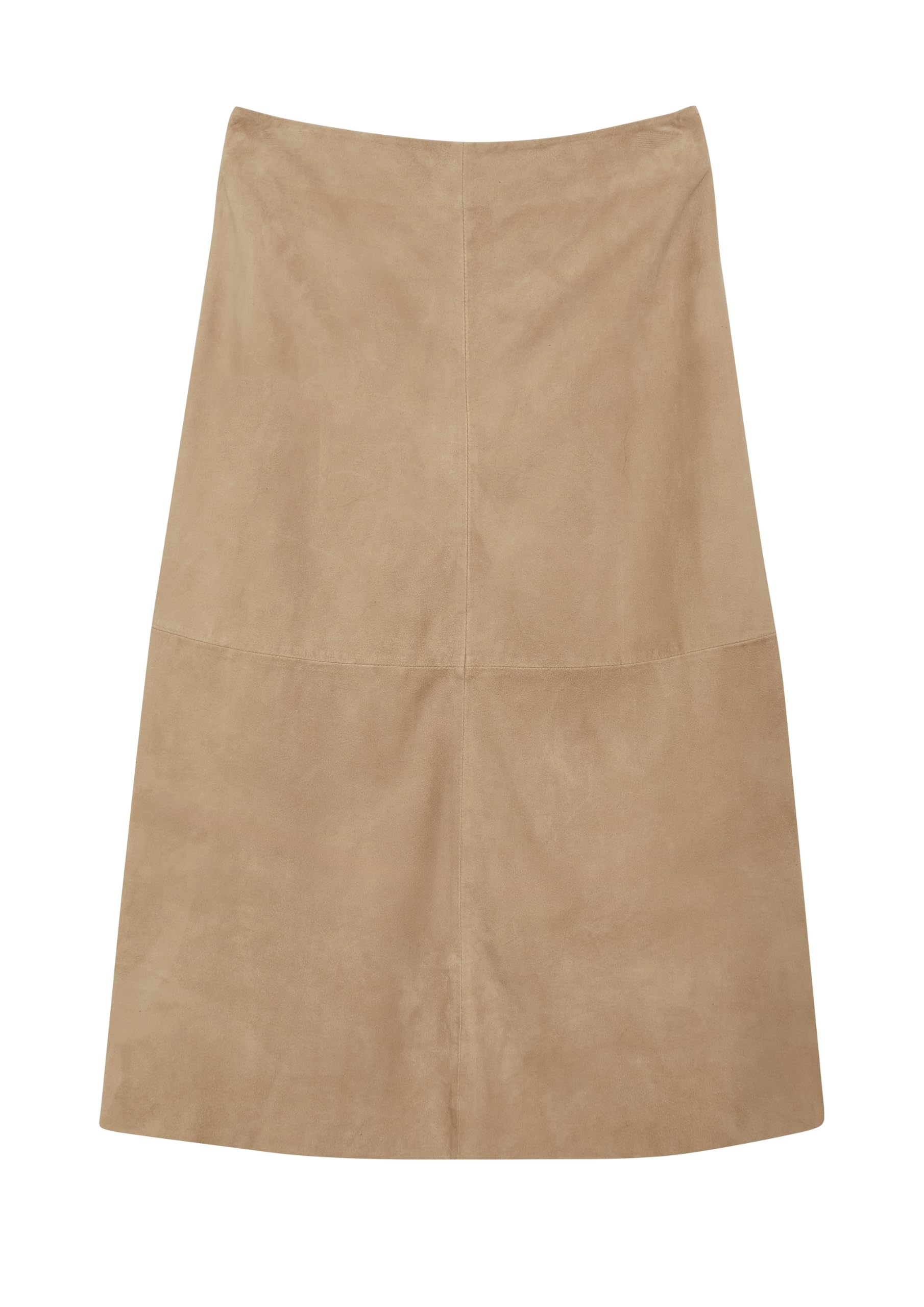 comma-skirts-rock-veloursleder-midi-ausgestellt image 4