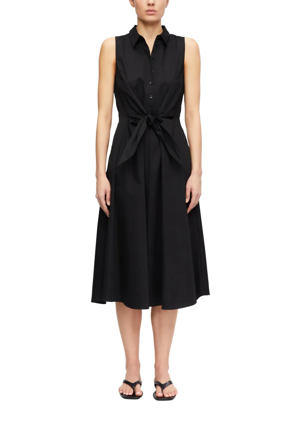 comma-kleid-a-linie-gr-34-schwarz-damen-minikleid-tailliert image 1
