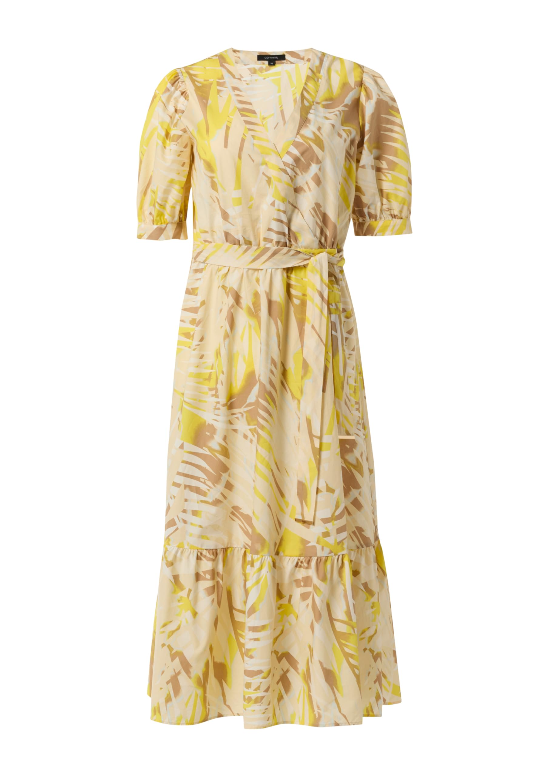 comma-baumwoll-kleid-puff-rmel-maxi-gr-46 image 3