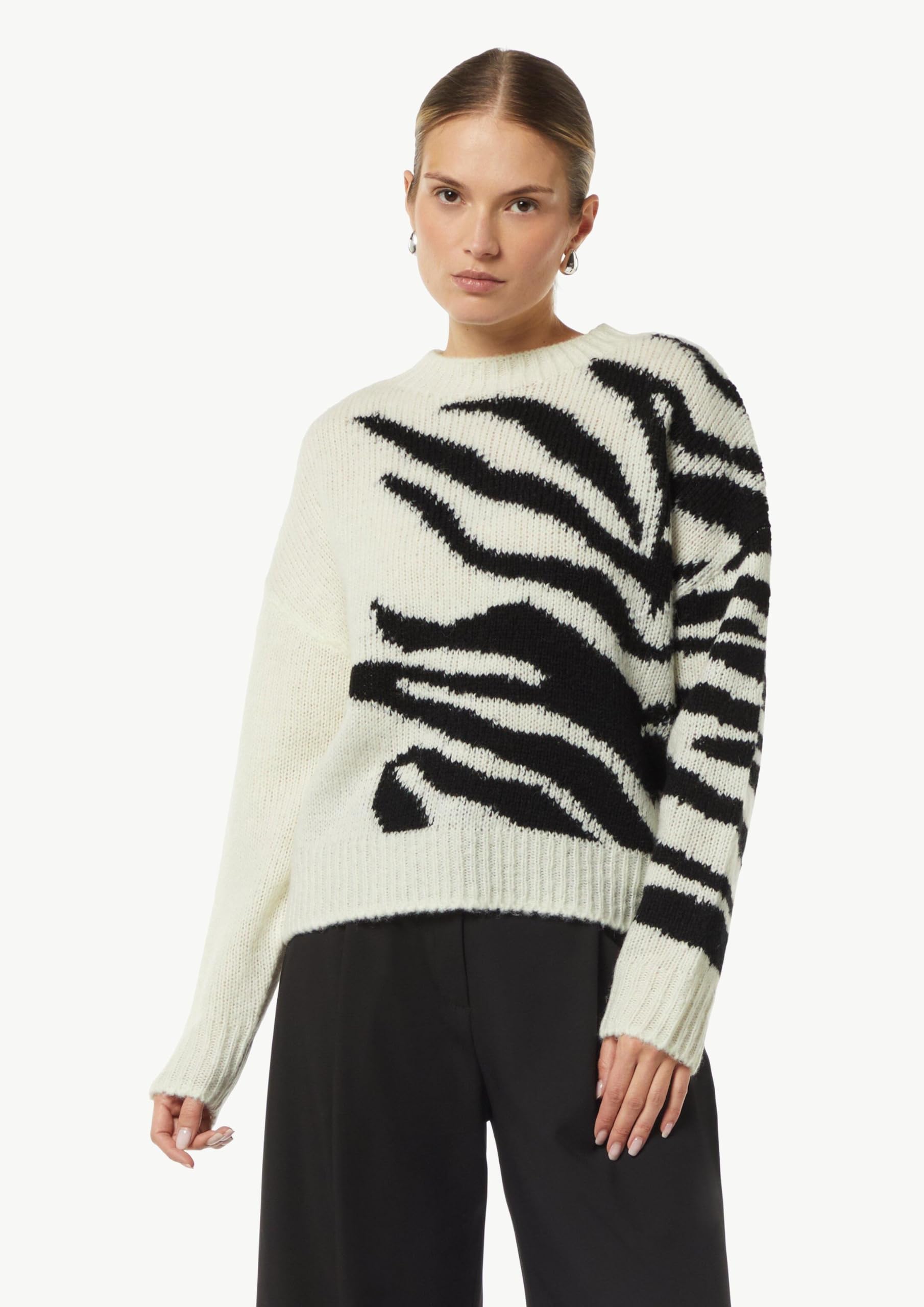 comma-strickpullover-intarsien-damen-gr-e-38-zweifarbig image 7