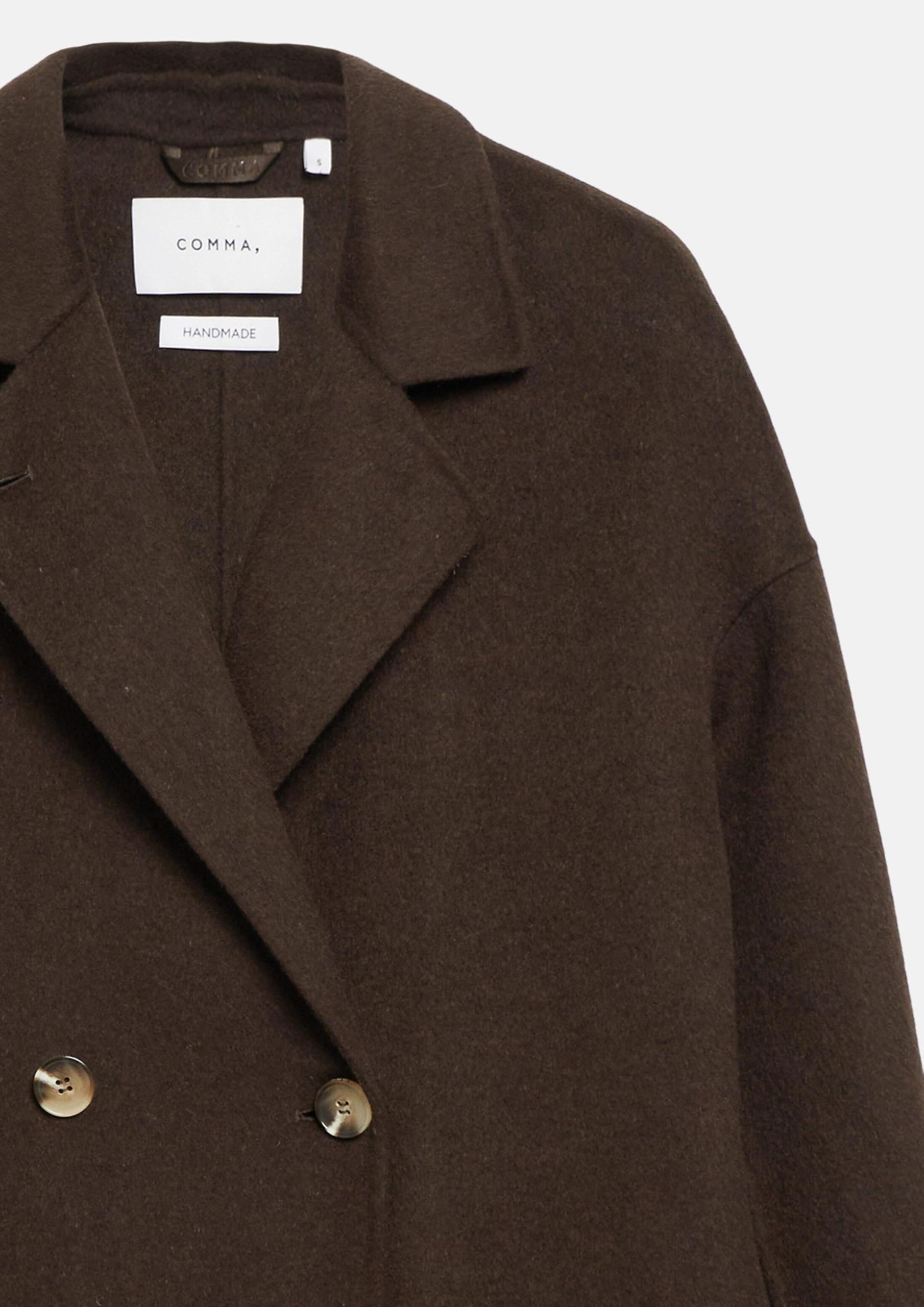 comma-coats-doubleface-outdoor-mantel-damen-mantel-braun-wollmix image 5