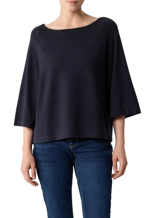 comma-knitwear-oversized-feinstrick-pullover-s-beige image 1