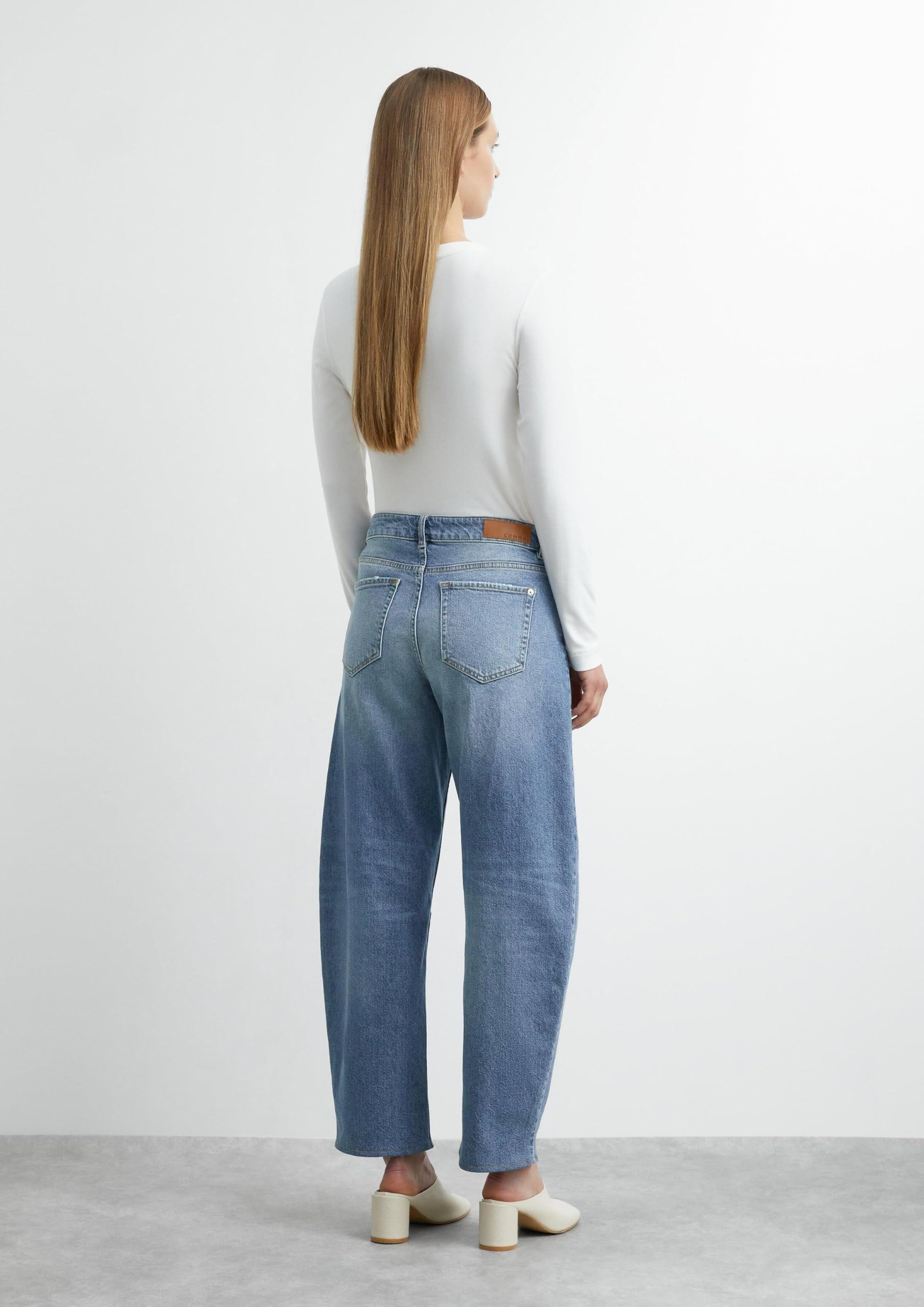 comma-jeans-barrel-leg-mid-rise-damen-gr-40 image 7