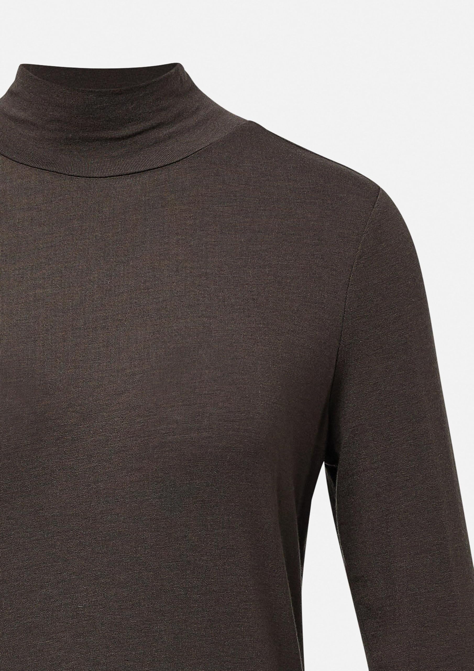 comma-tops-shirt-stehkragen-semitransparent-damen image 6