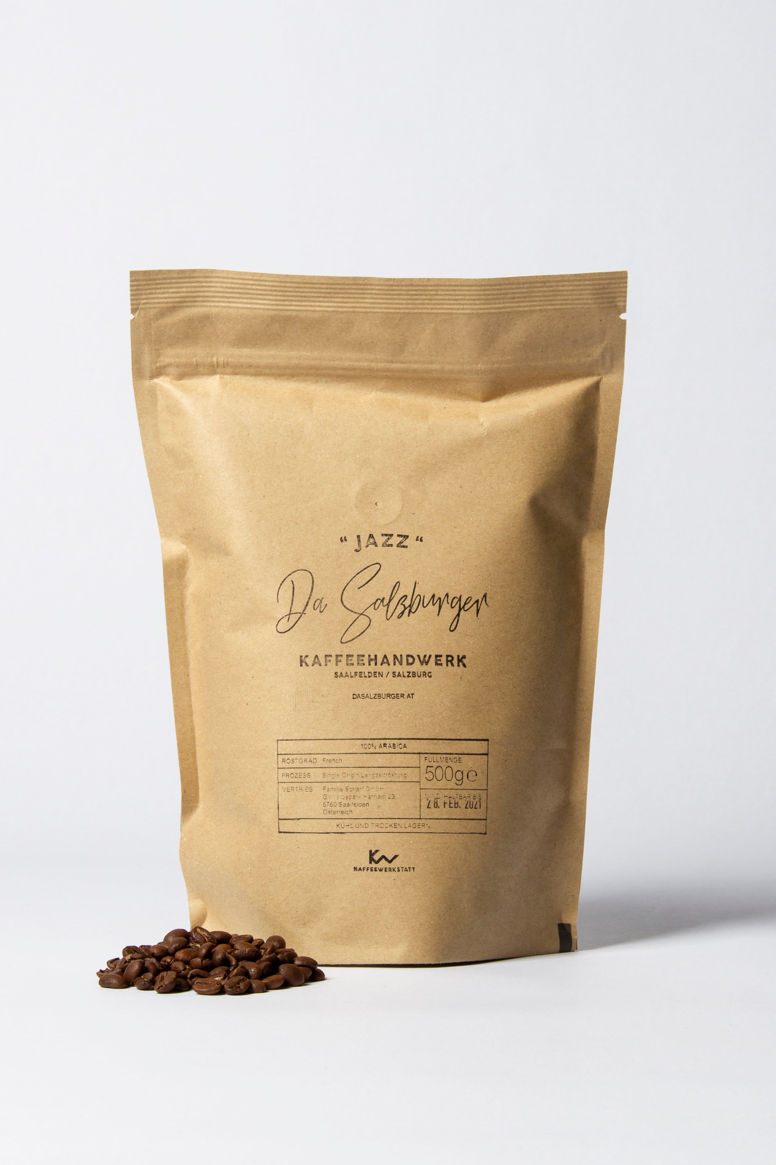 be-my-friend-jazz-kaffeebohnen-arabica-500g-ganze-bohne image 1