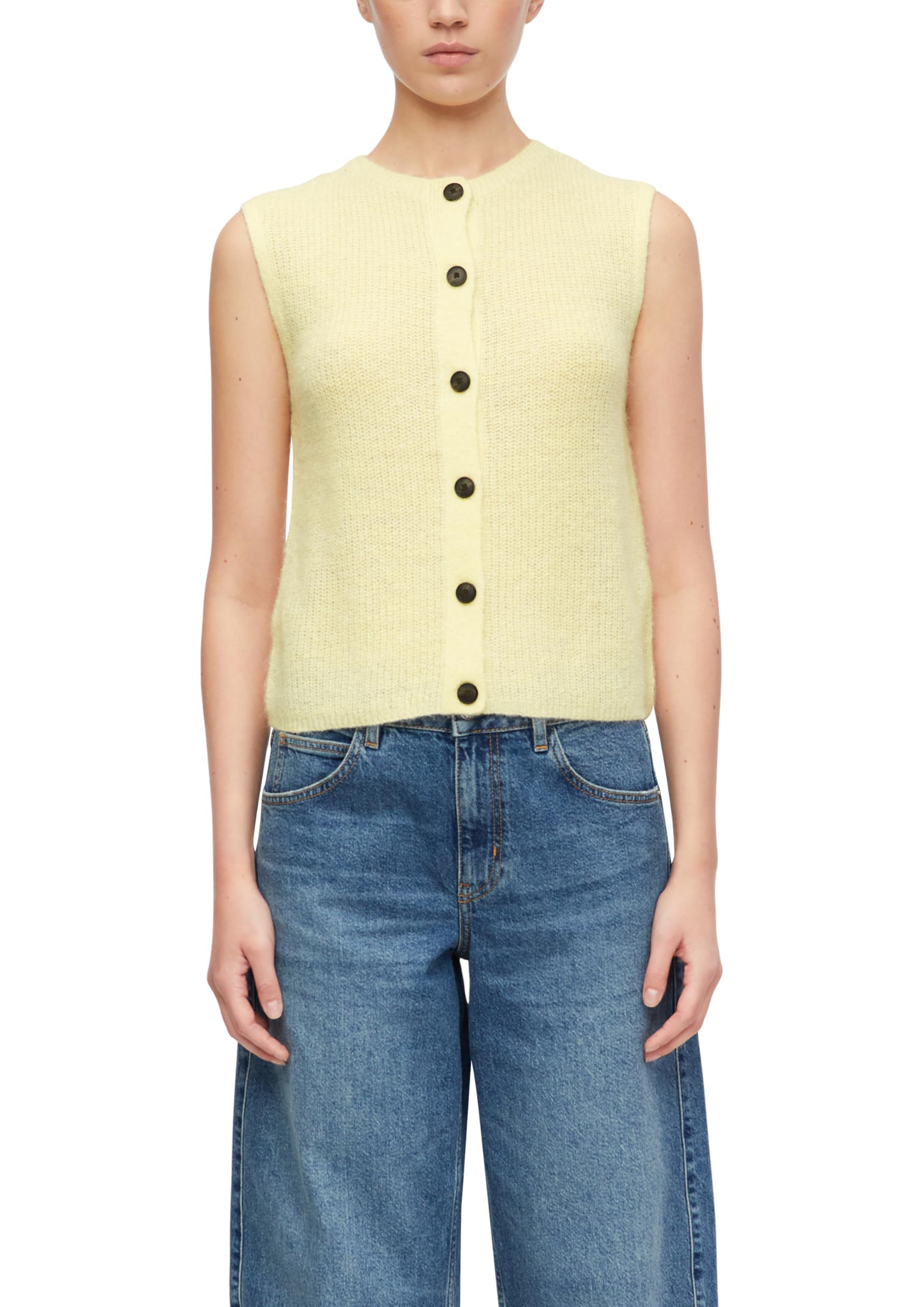 comma-2183130-sweater-strickweste-damen-braun-gr-34-leichtstrick image 1