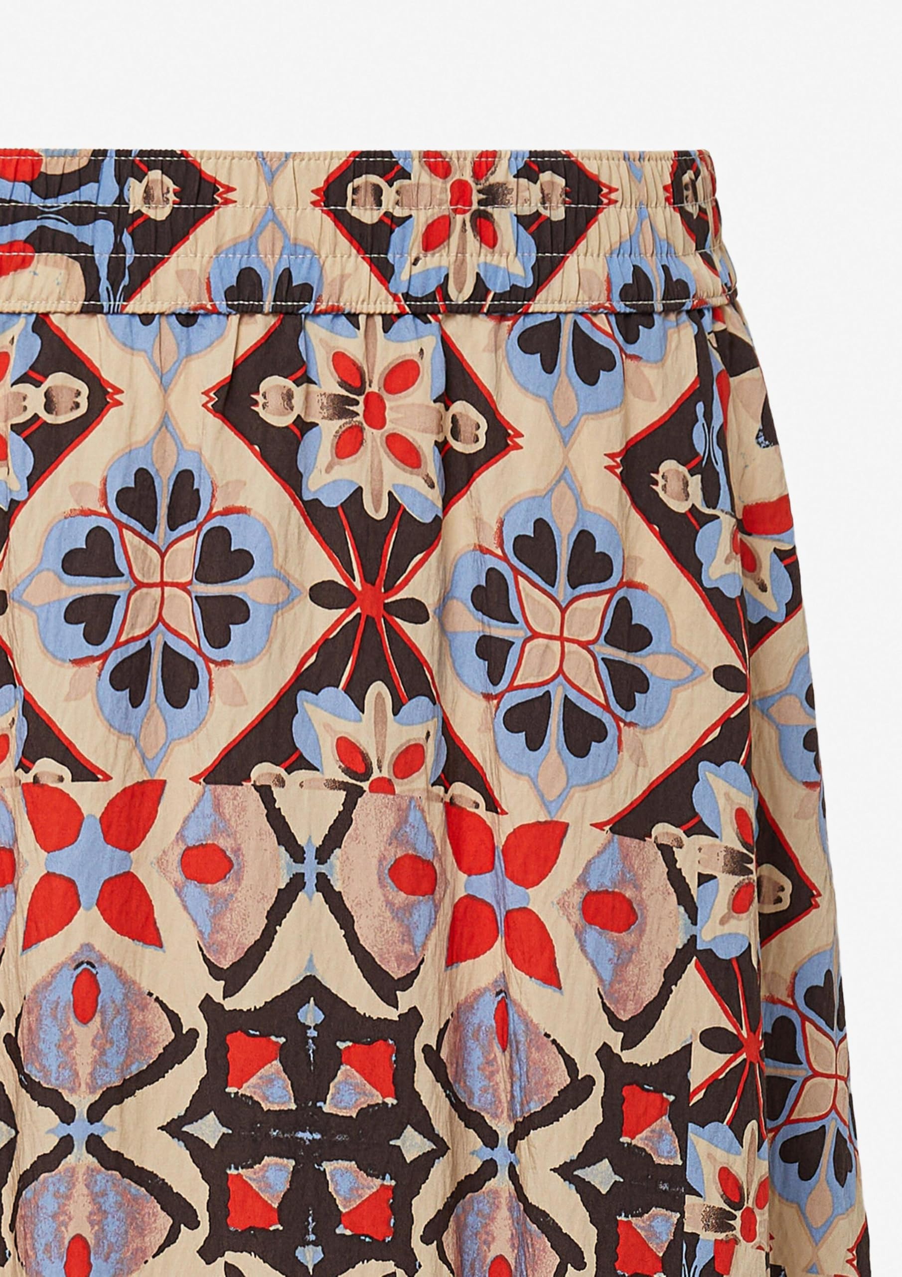 comma-ausgestellter-midi-rock-viskosemix-all-over-print image 5