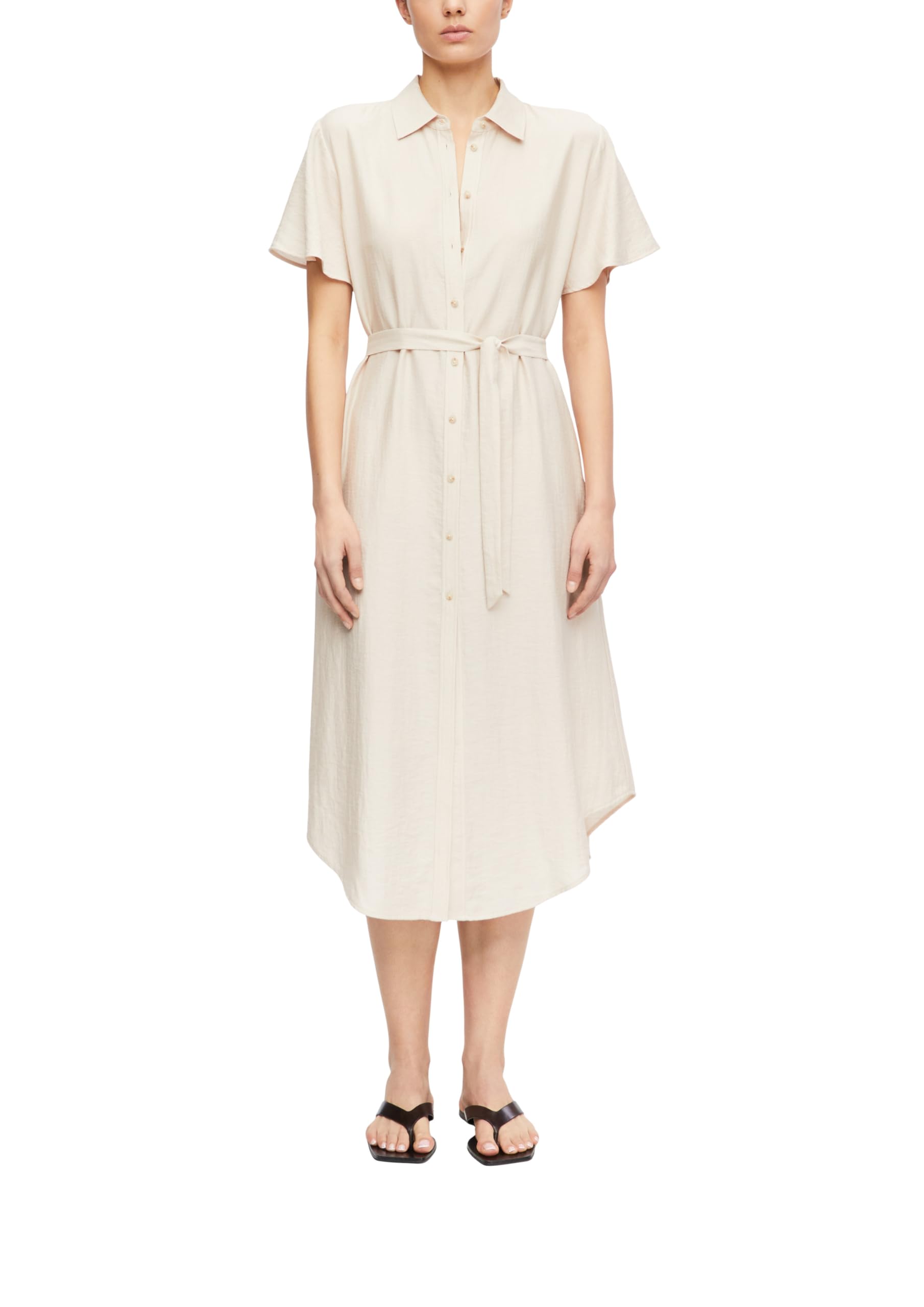 comma-dresses-hemdblusenkleid-viskose-leinen-midi-44 image 1
