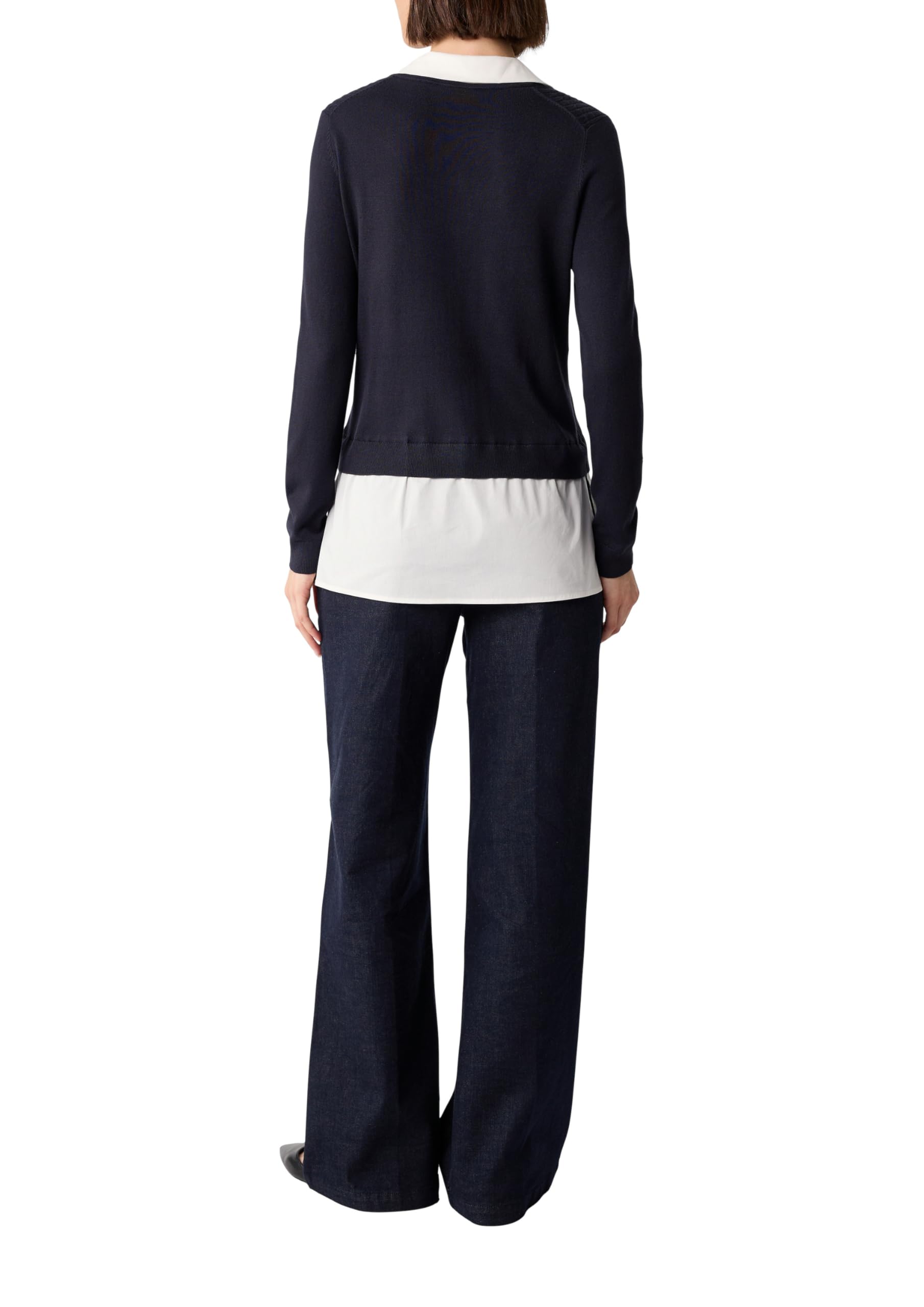 comma-pullover-damen-2-in-1-layering-gr-38-v-ausschnitt image 2