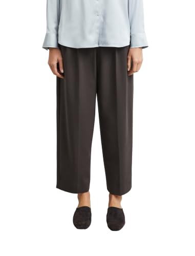 comma-hose-wide-leg-nadelstreifen-damen-braun-g-rtel image 8