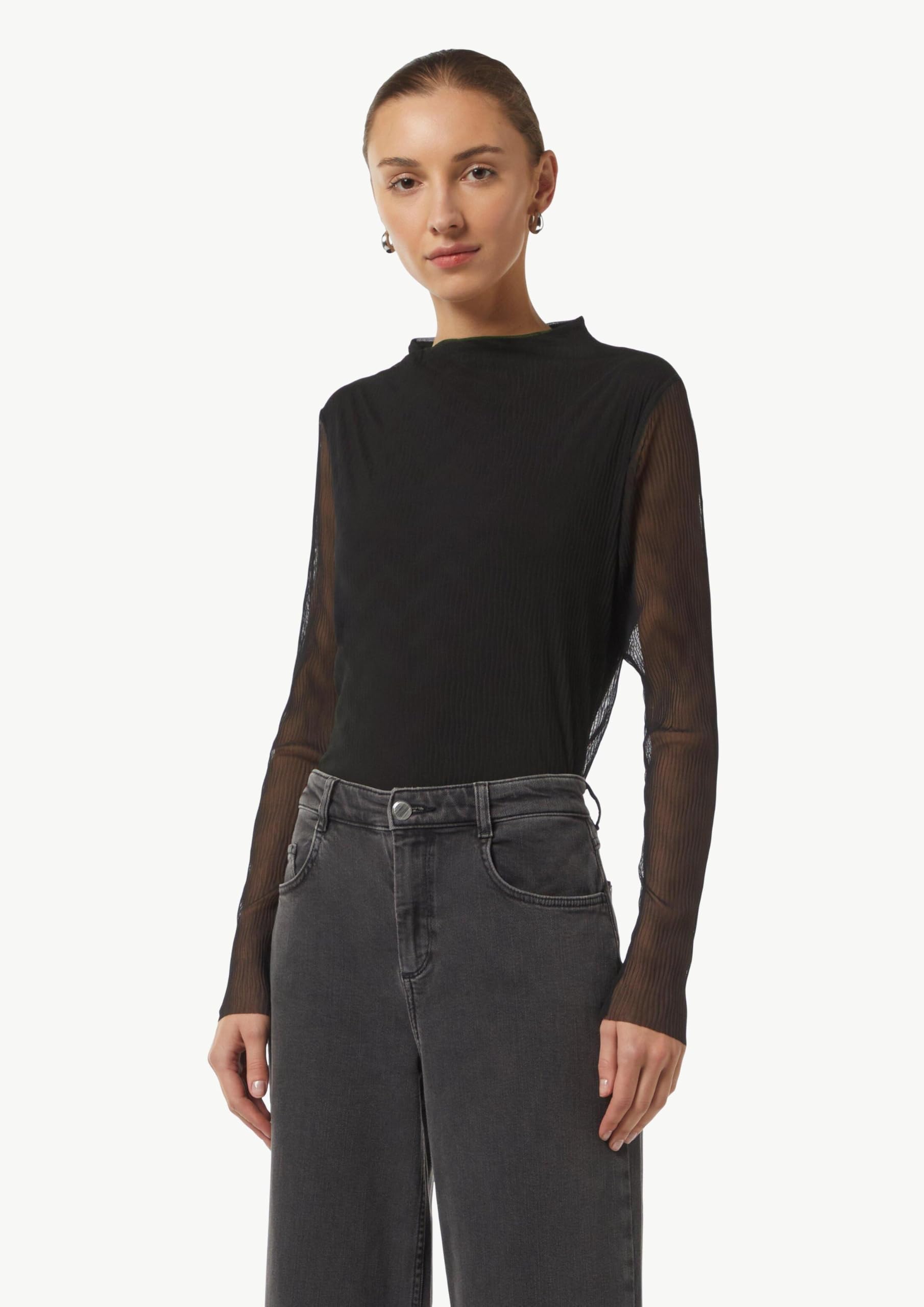 comma-2157793-mesh-longsleeve-gr-44-plisseefalten image 8
