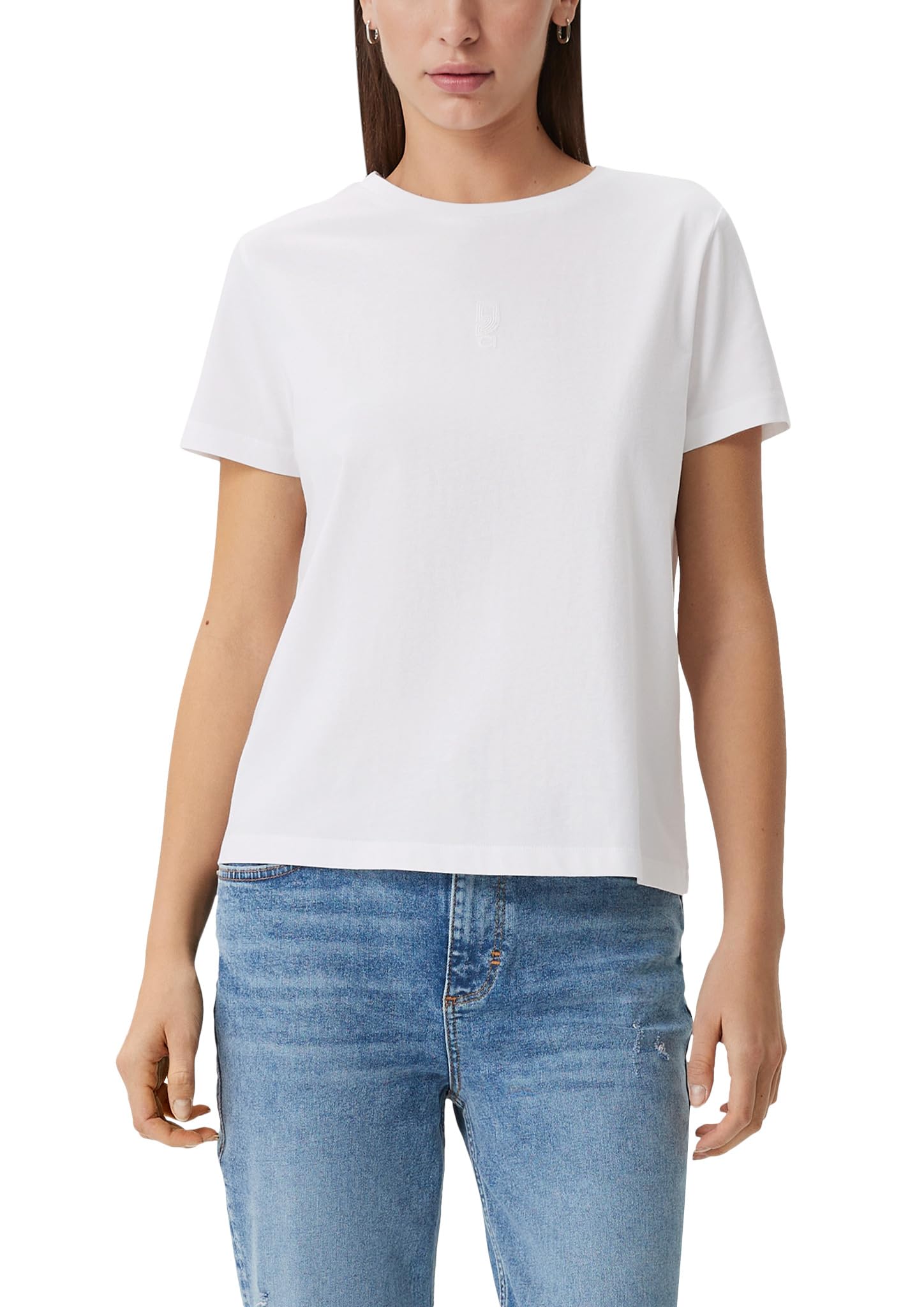 comma-t-shirt-mit-frontprint-hellblau image 8