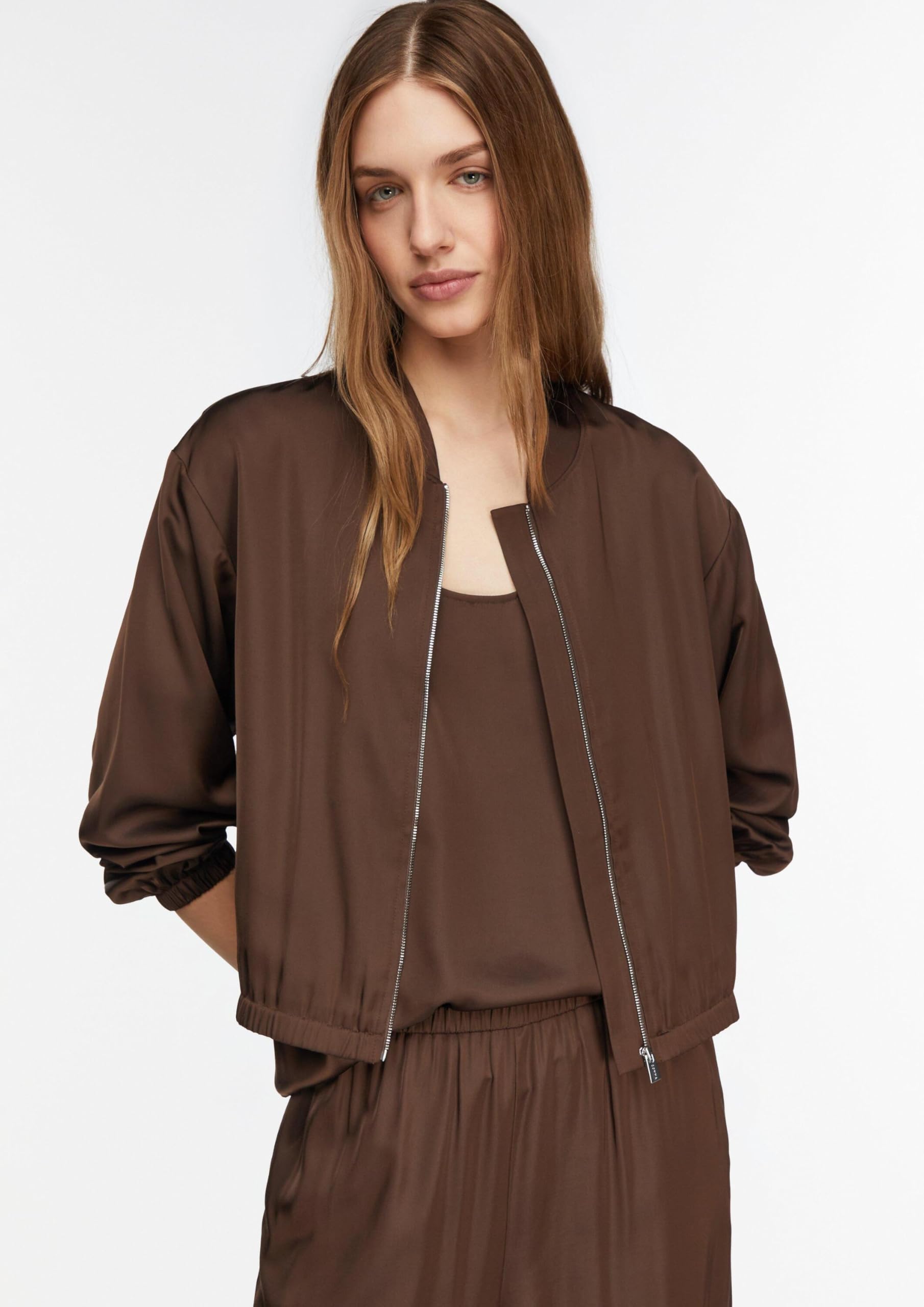 comma-jackets-blousonjacke-gr-42-satin-bomberkragen image 6