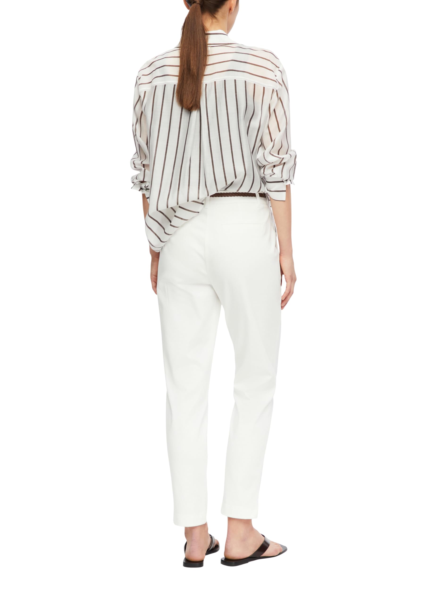 comma-chino-damen-tapered-ankle-mit-g-rtel-gr-34 image 2