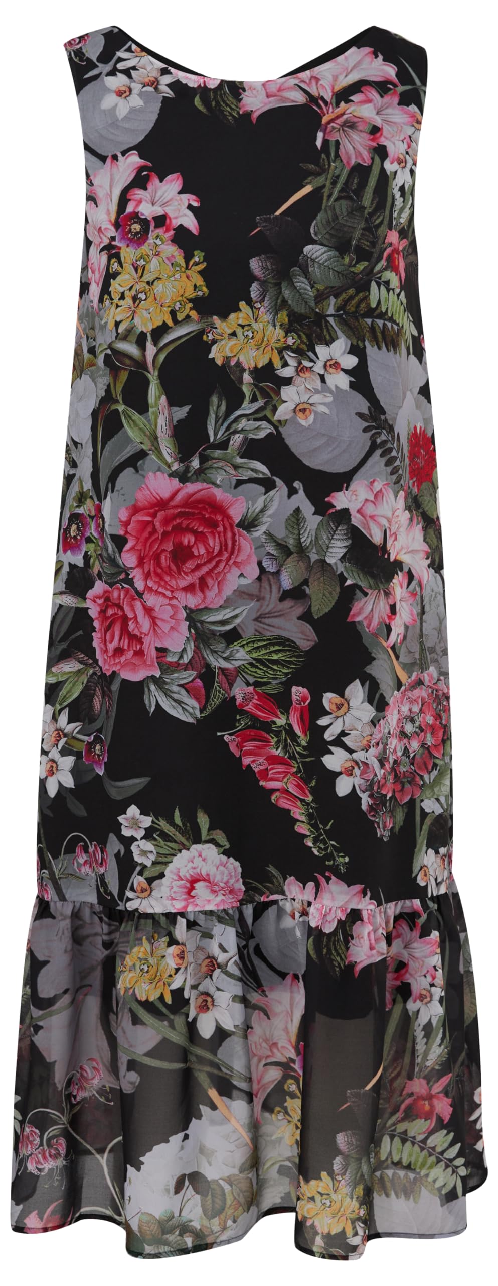 comma-kleid-damen-braun-floral-allover-print-dress image 3