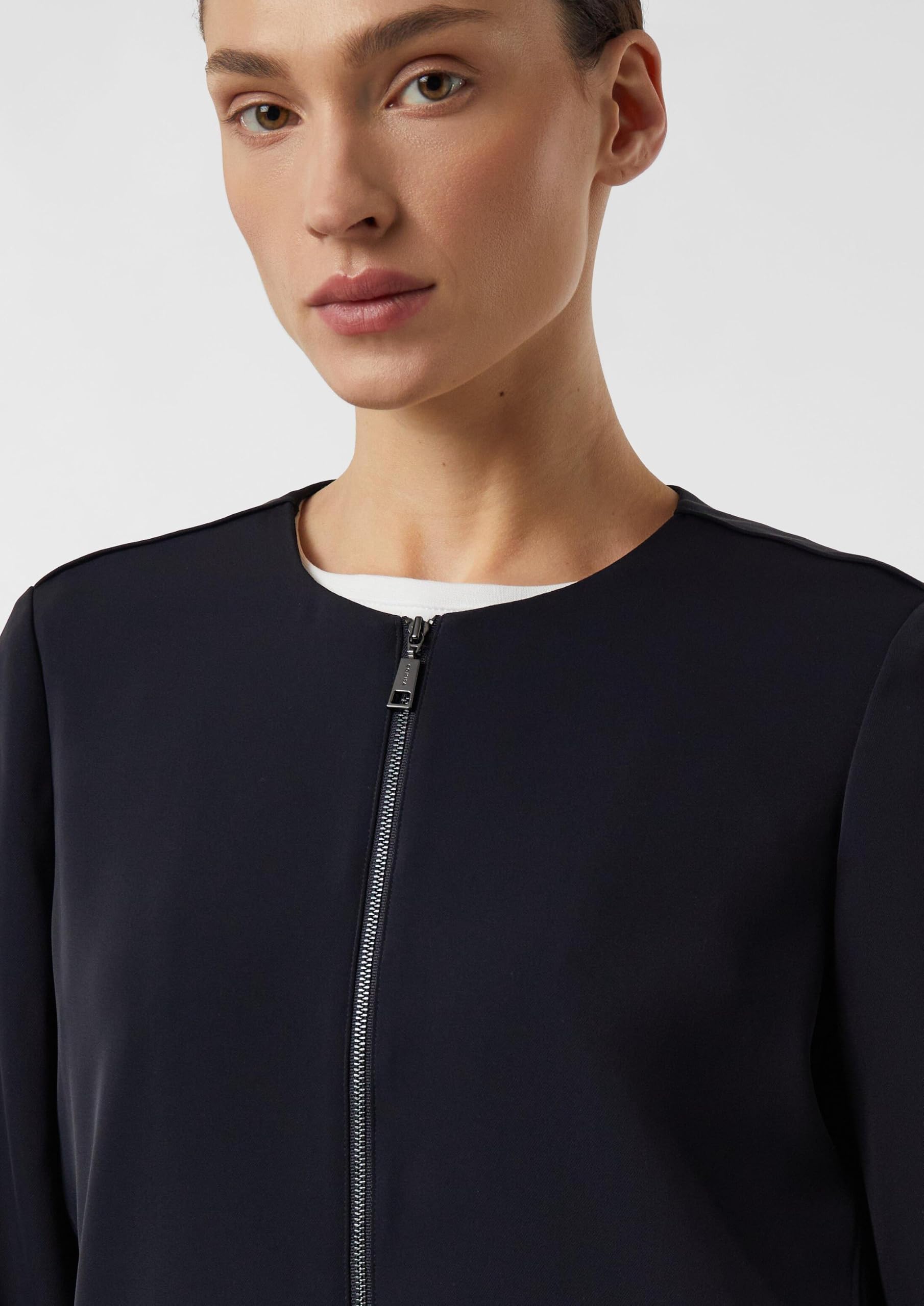 comma-indoor-jacke-boxy-gr-e-40-reissverschluss image 3