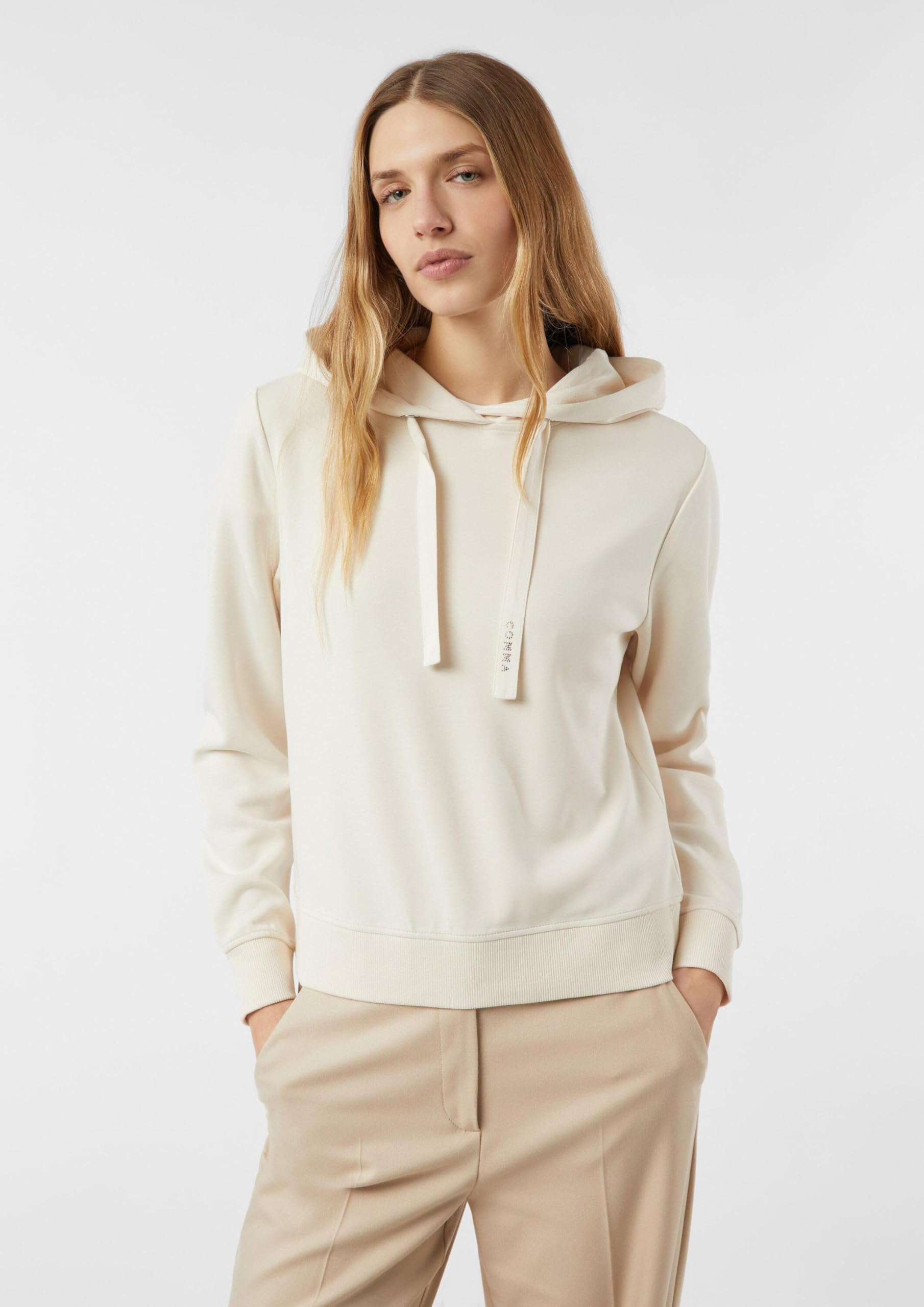 comma-kapuzenpullover-damen-gr-44-hoodie-schmucksteinchen image 5