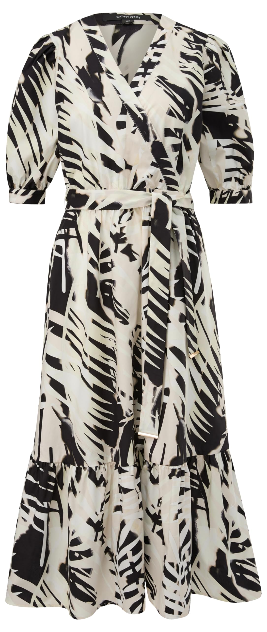 comma-baumwoll-kleid-puff-rmel-maxi-gr-46 image 7
