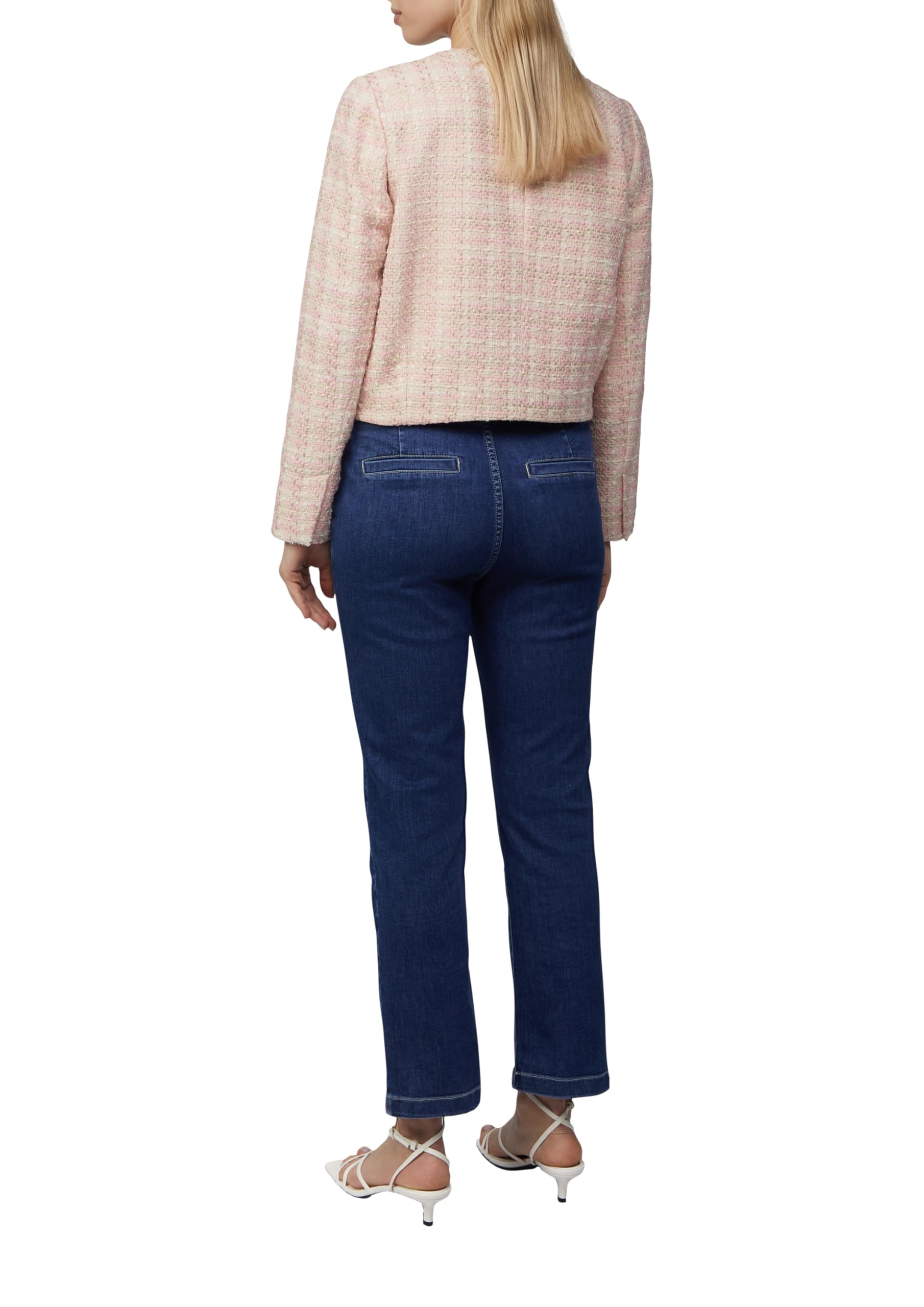 comma-tweed-jacke-im-boxy-fit-mit-rundhals image 2