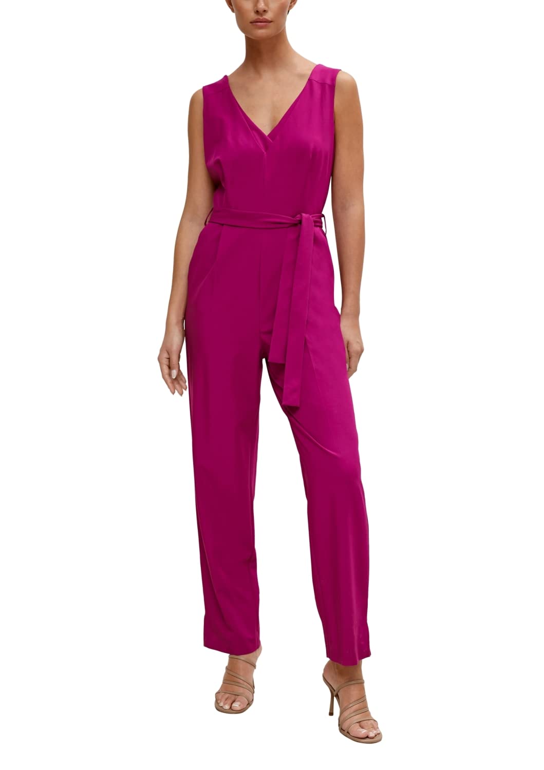 comma-overall-einteiler-damen-dunkelrosa-lang-gr-34 image 3