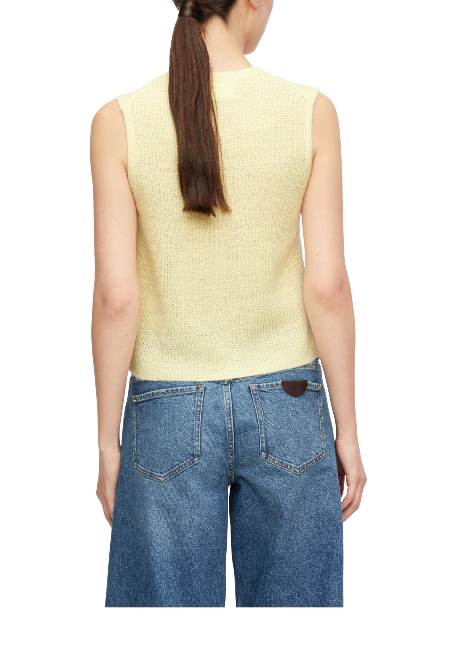 comma-2183130-sweater-strickweste-damen-braun-gr-34-leichtstrick image 2