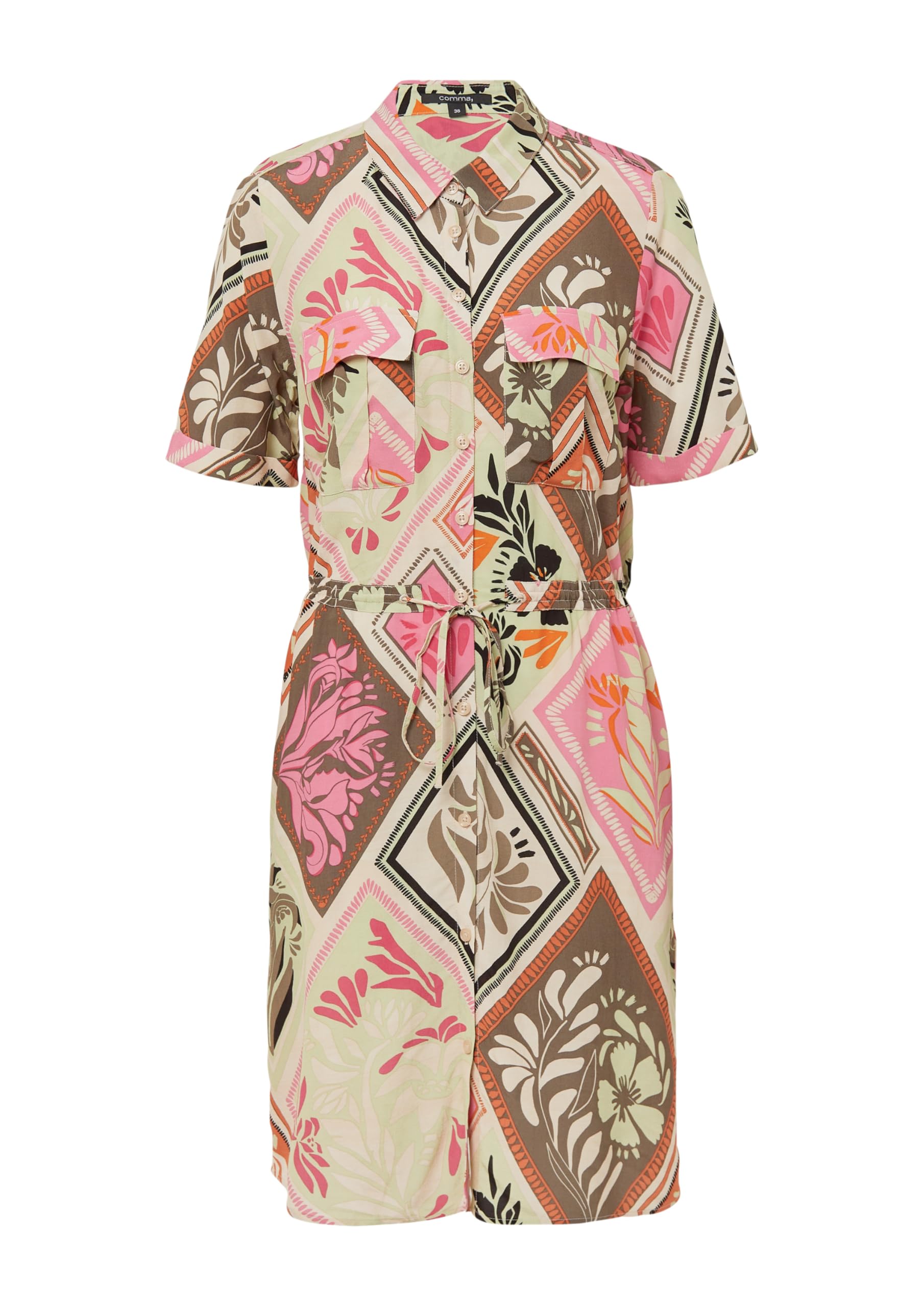 comma-hemdblusenkleid-all-over-print-gr-42-relaxed-fit image 4