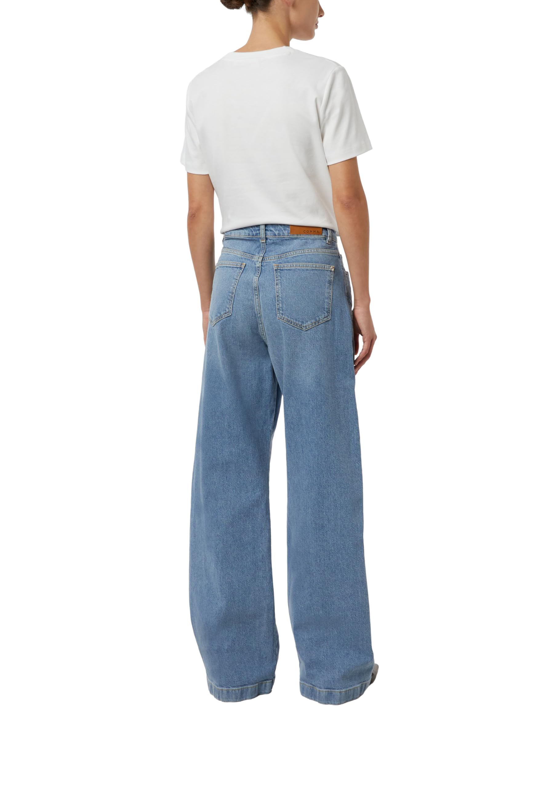 comma-jeans-wide-leg-gr-40-hellblau-high-rise image 2
