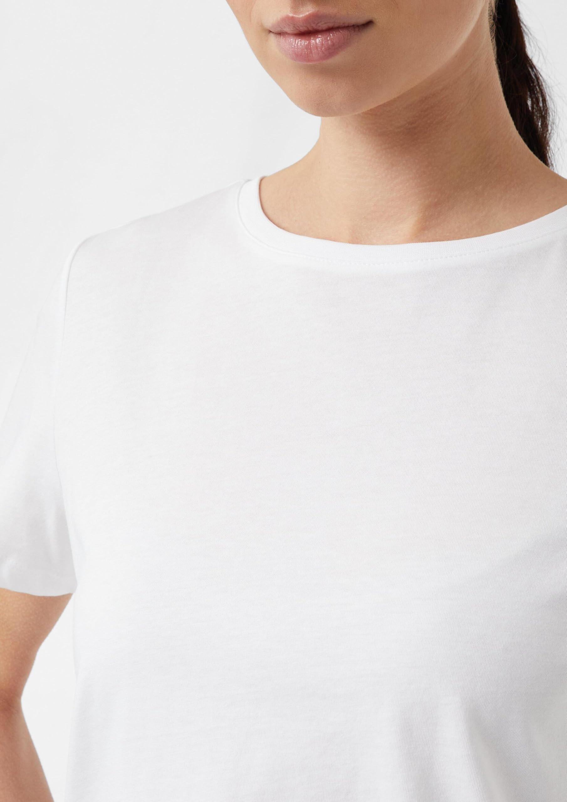comma-t-shirt-baumwolle-logo-print-wei-gr-38 image 4