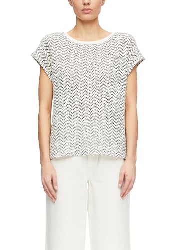 comma-sweatshirt-relaxed-fit-rundhals-ajoursjersey-gr-48 image 8