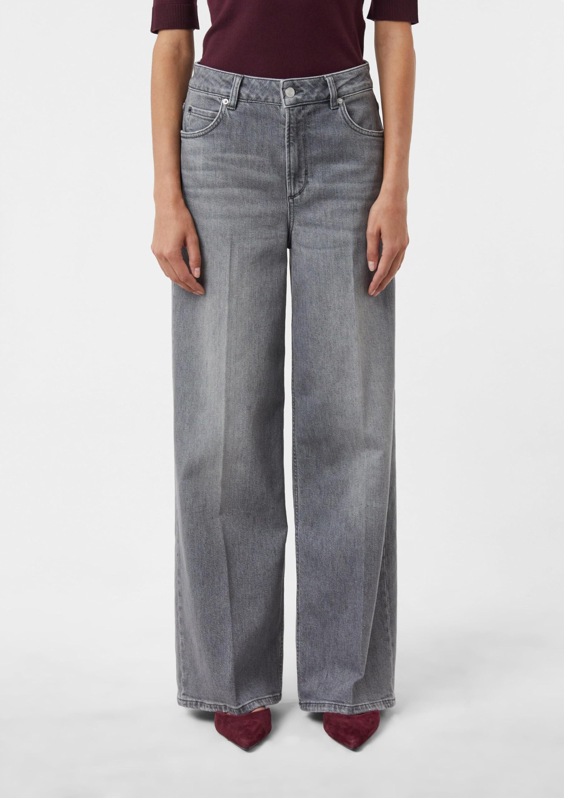comma-high-rise-denim-wide-leg-jeans-gr-e-36-waschung image 5