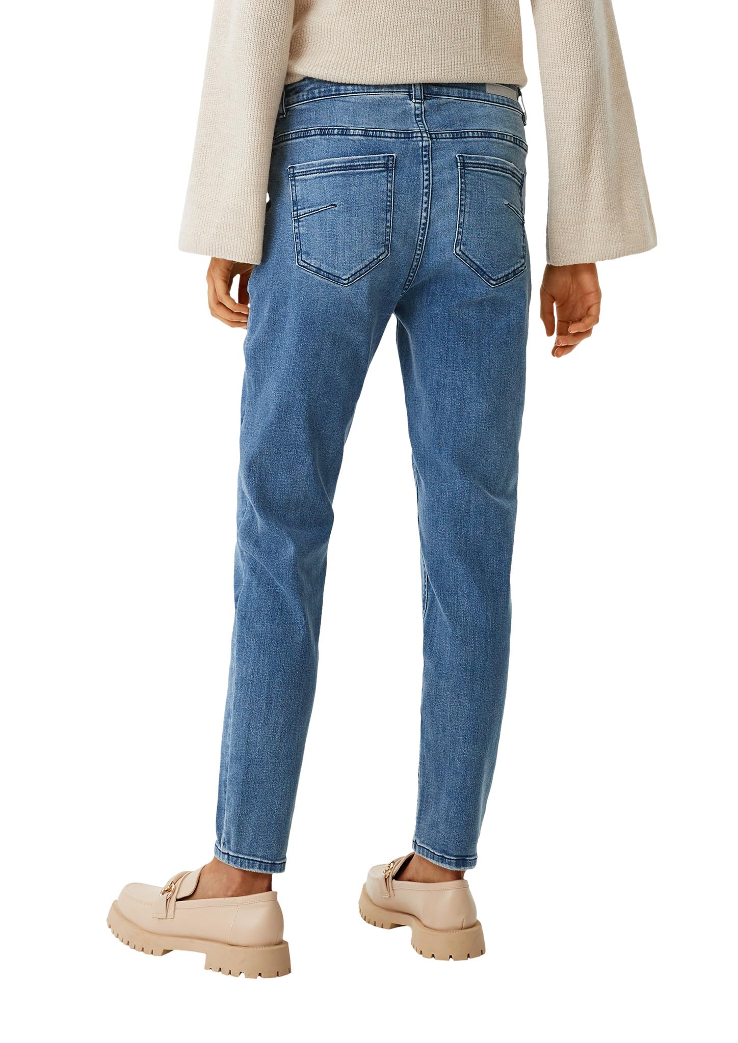 comma-regular-fit-slim-leg-jeans-denim-wascheffekt image 2