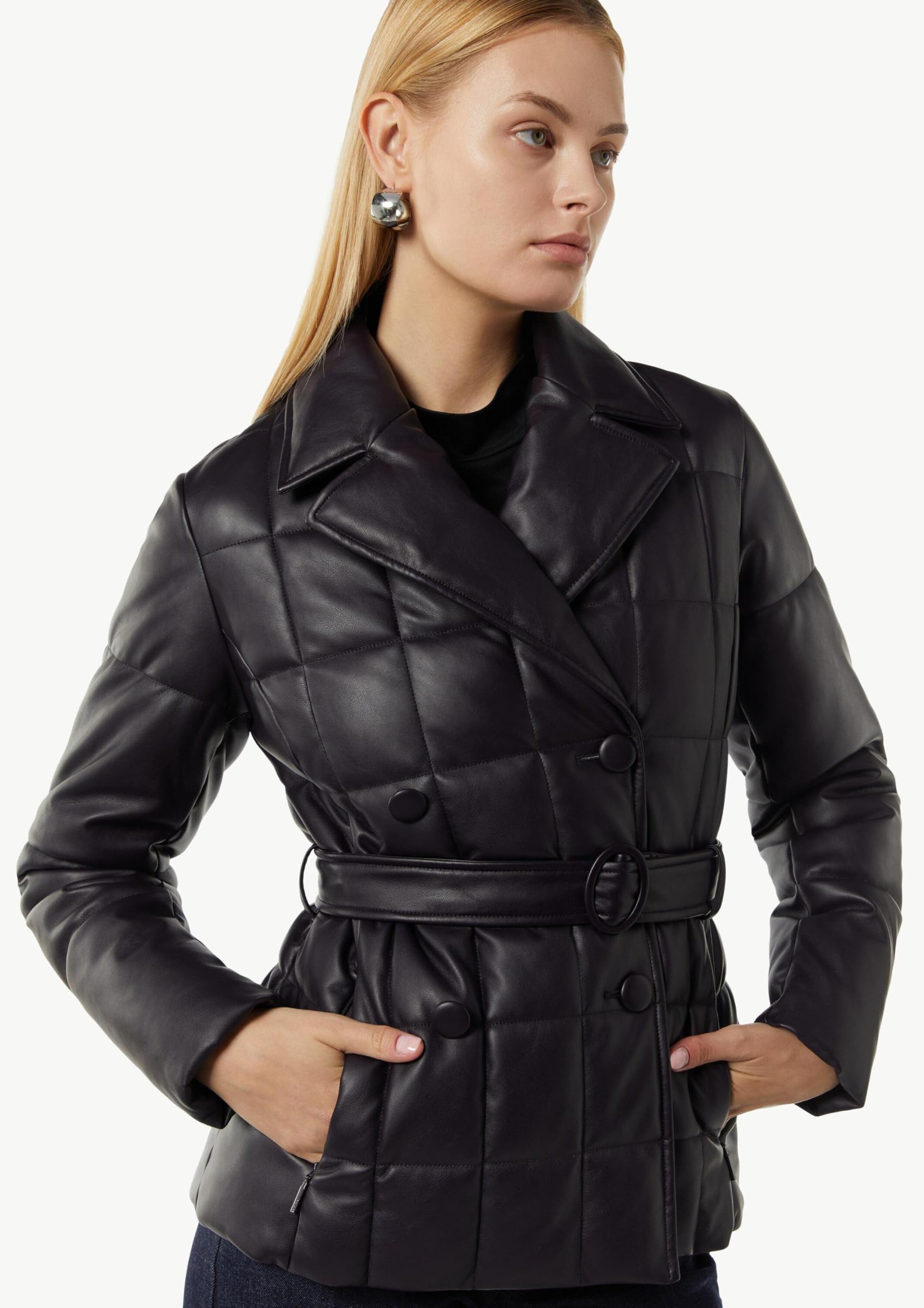 comma-steppjacke-lederimitat-schwarz-gr-e-38 image 2