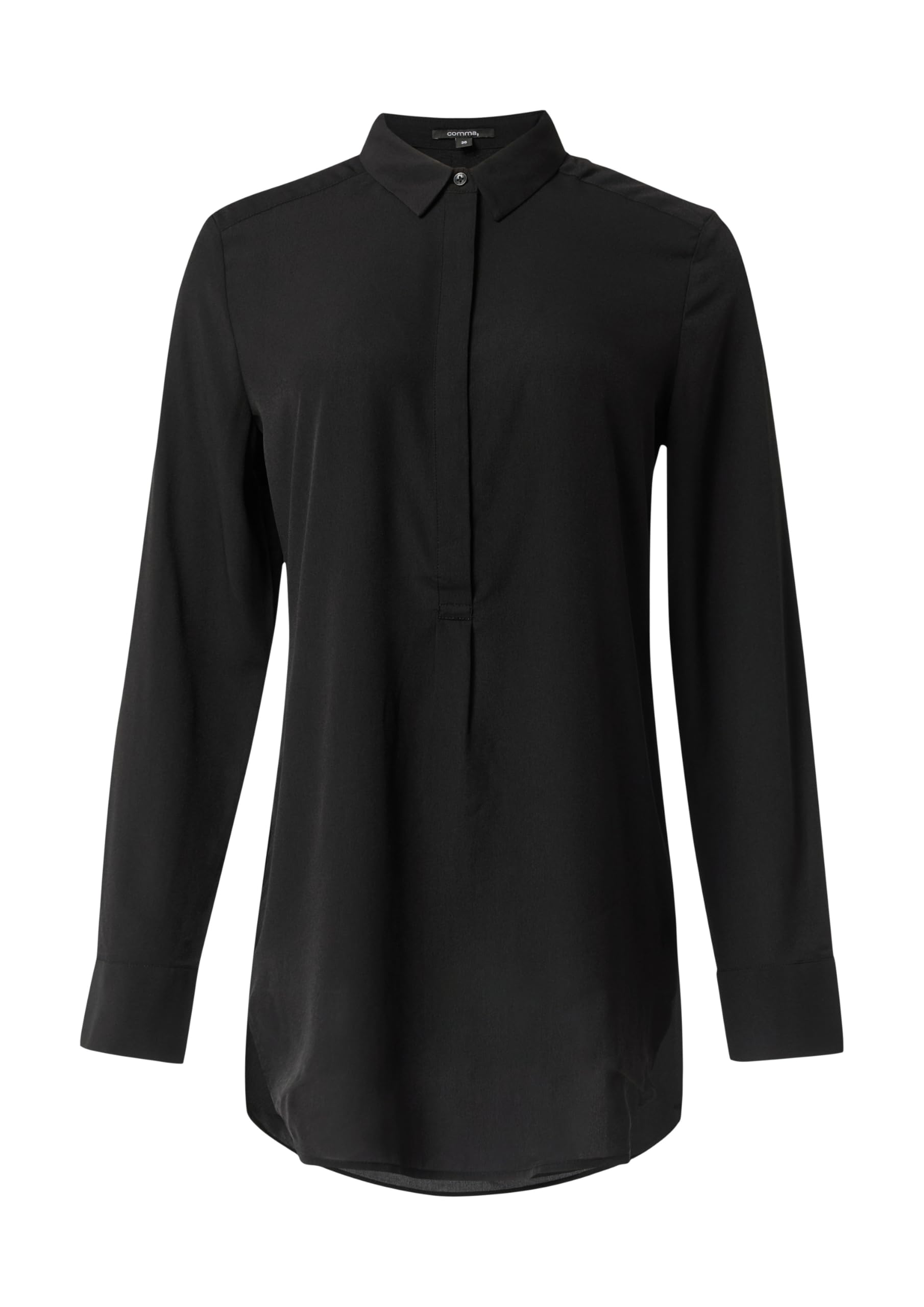 comma-longbluse-damen-gr-36-schwarz-chiffon image 3