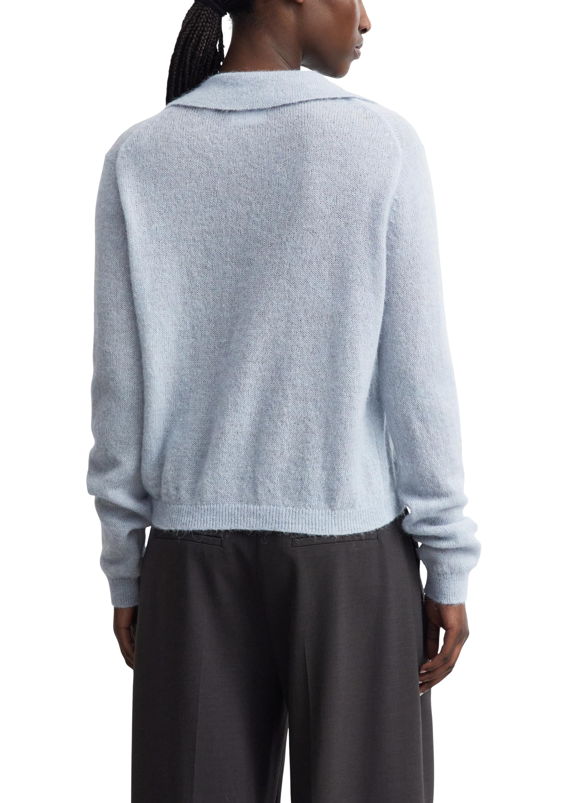 comma-damen-strickpullover-alpaka-polokragen-relaxed-fit image 2