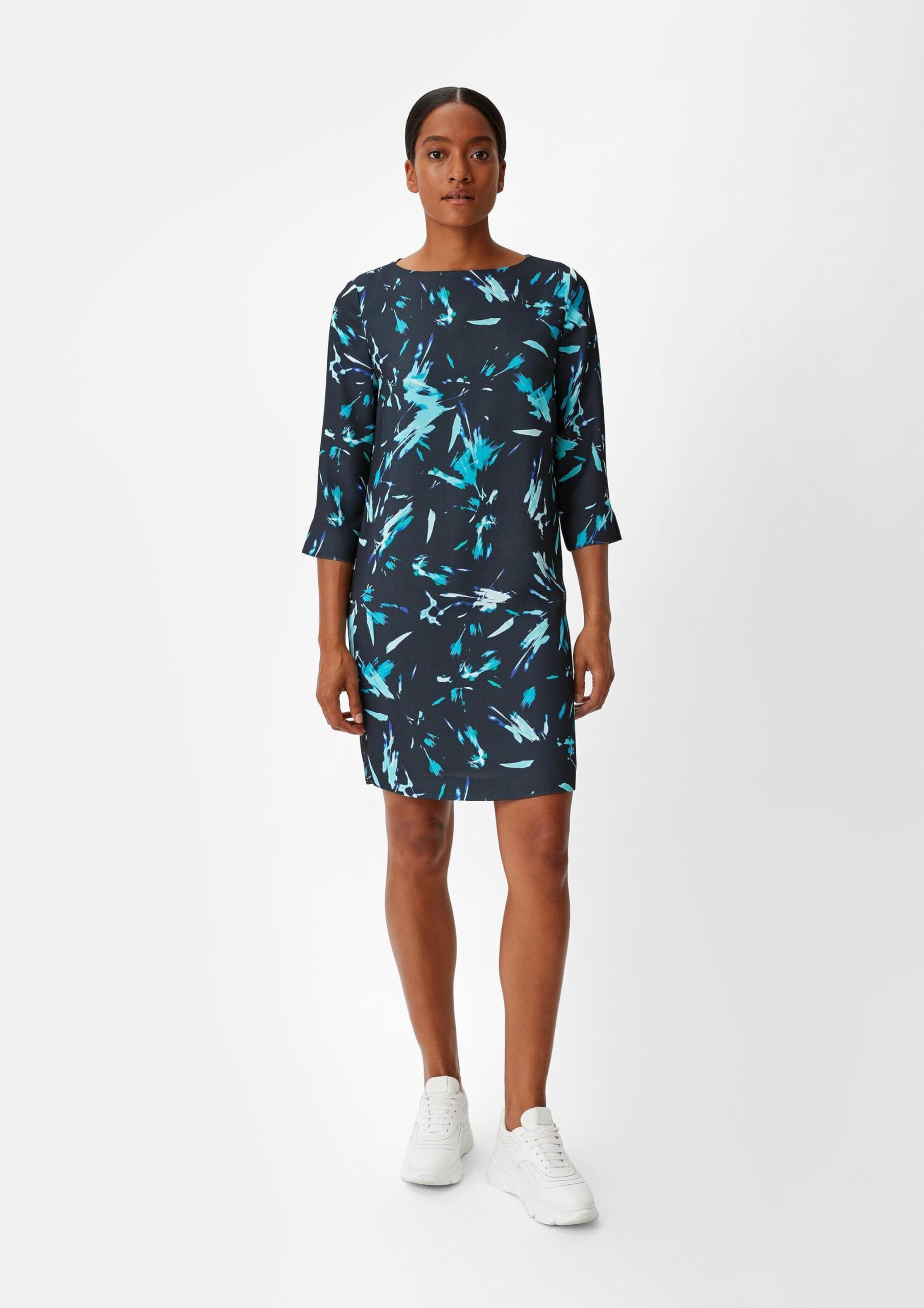 comma-cr-pe-kleid-gr-38-3-4-arm-relaxed-fit-print image 5